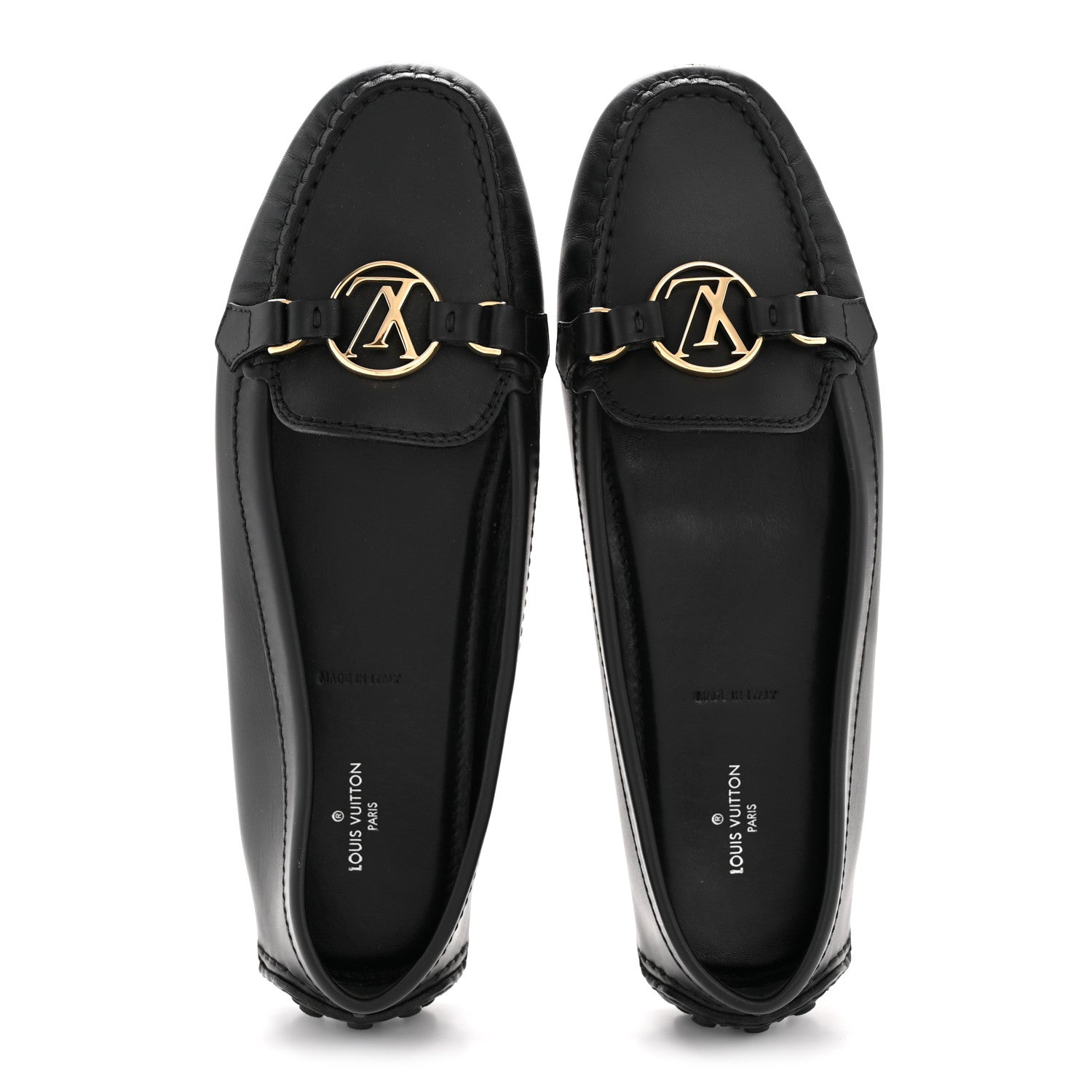 Calfskin Dauphine Loafers 40 Black