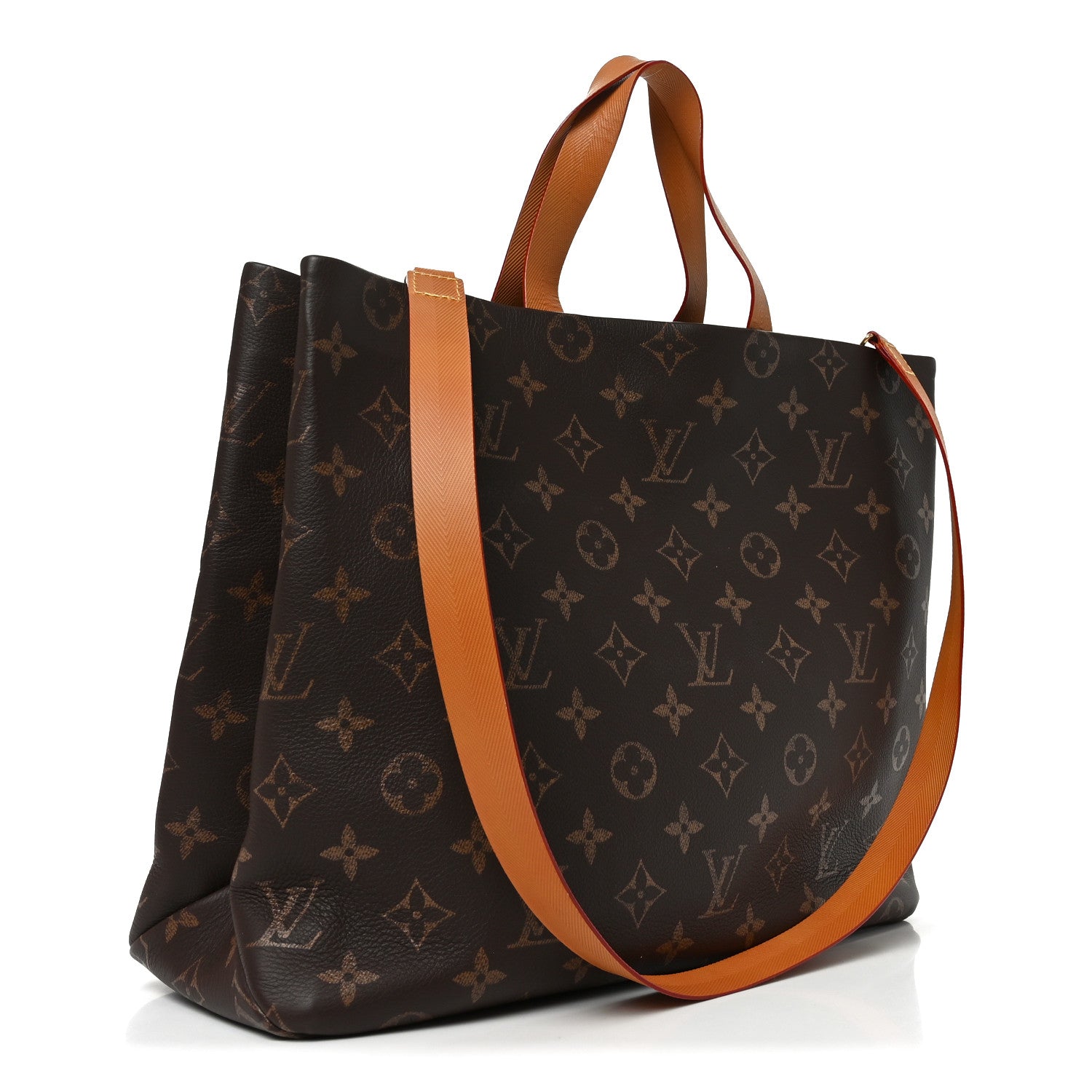 Calfskin Monogram Shopper Tote MM