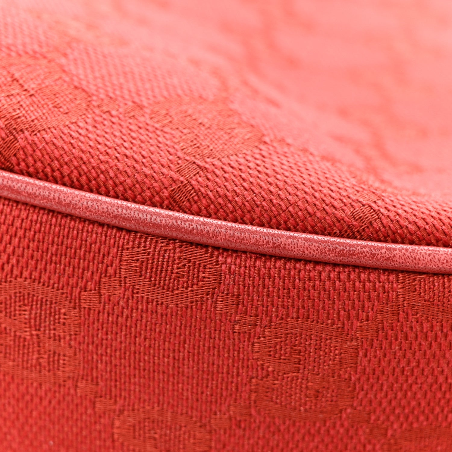 Monogram Half Moon Hobo Red