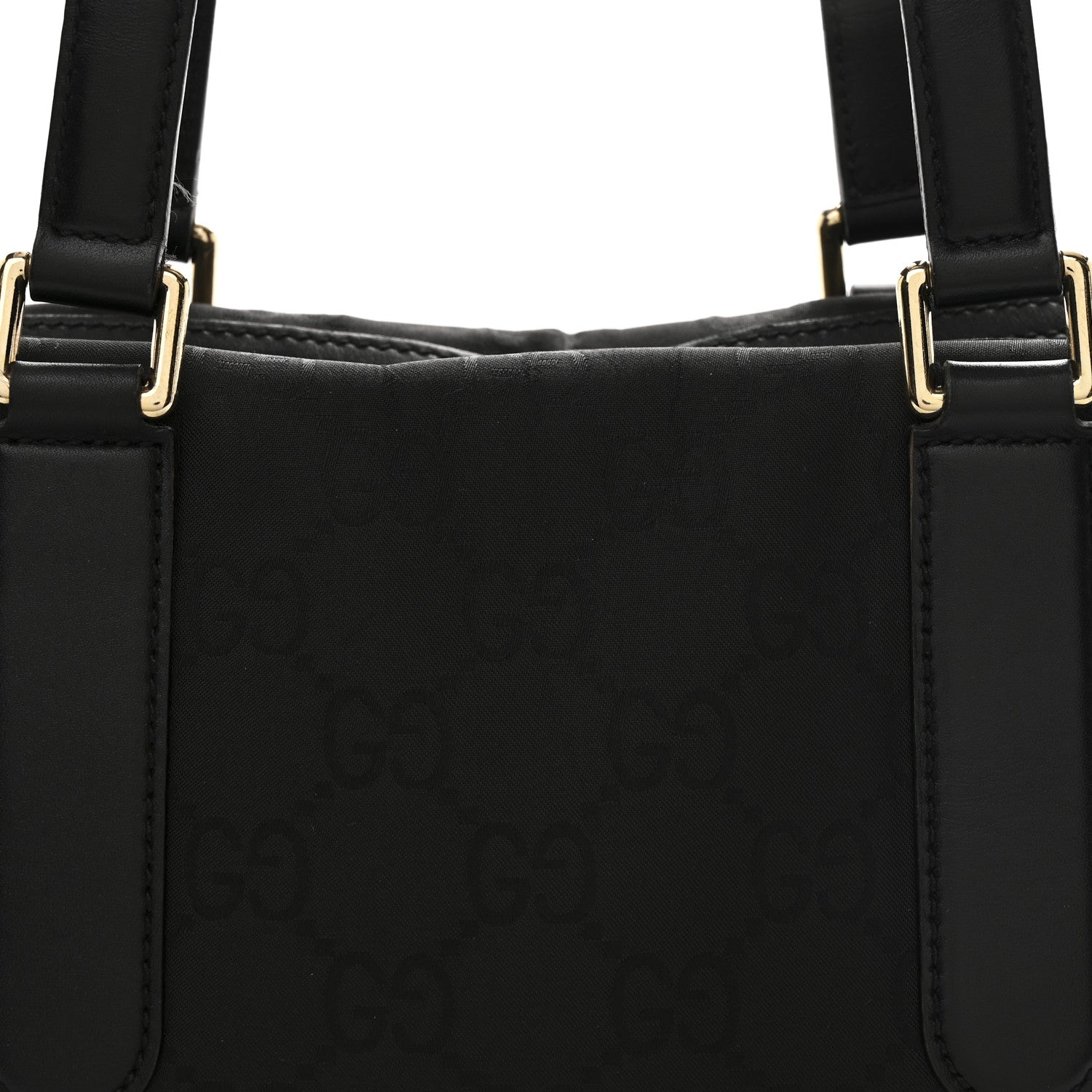 Nylon Monogram Small Boston Black