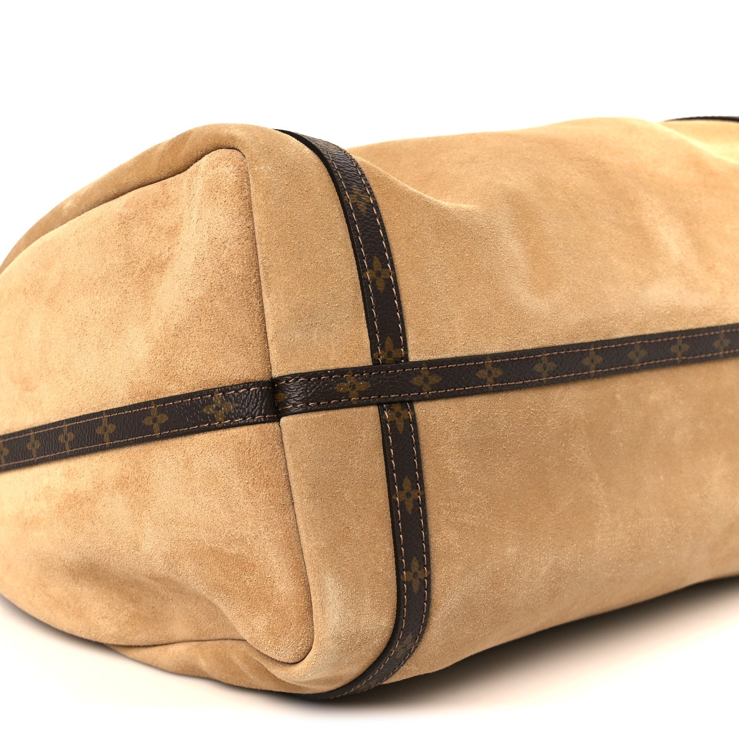 Suede Monogram Express MM Hazelnut