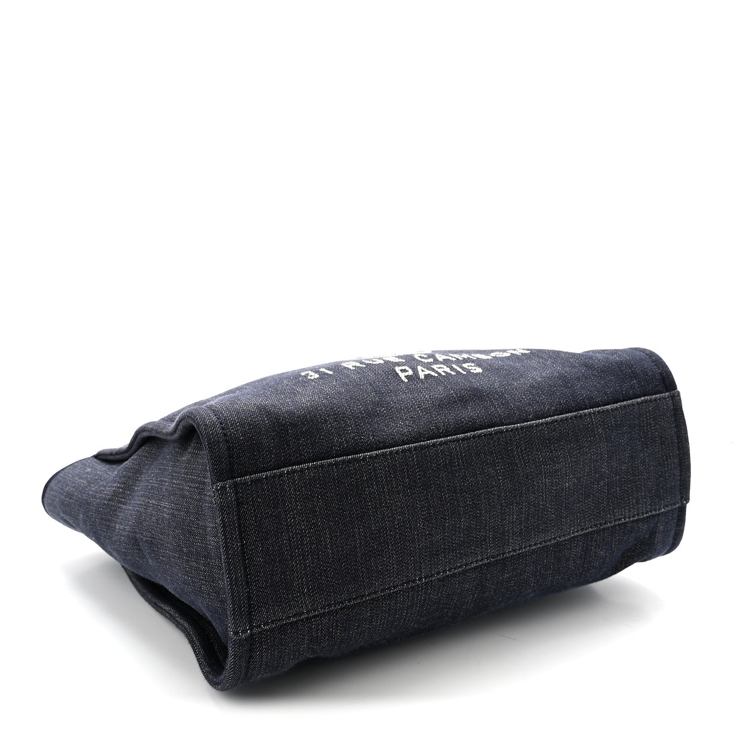 Denim Small Deauville Tote Dark Blue
