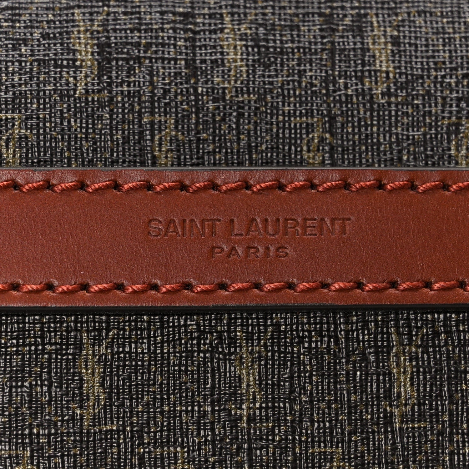 Canvas Smooth Calfskin Le Monogramme Camera Bag Chestnut