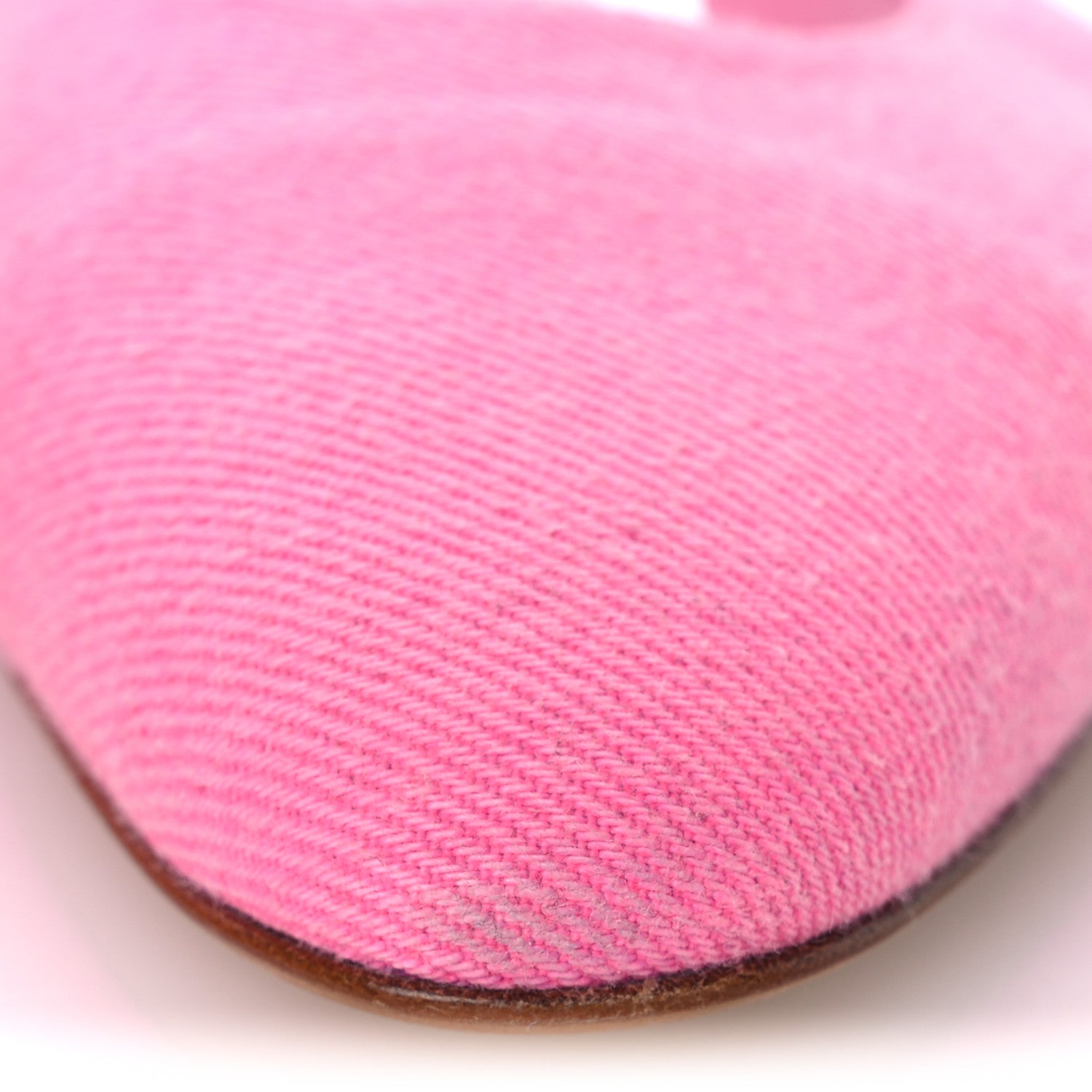 Denim Cap Toe CC Slingback Flat 40 Neon Pink