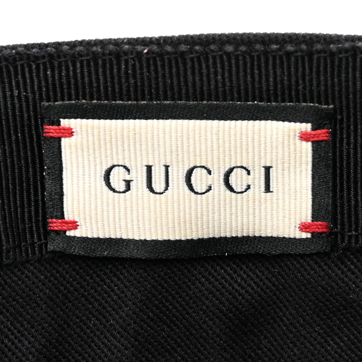 Cotton Loved Gucci Baseball Hat M Black