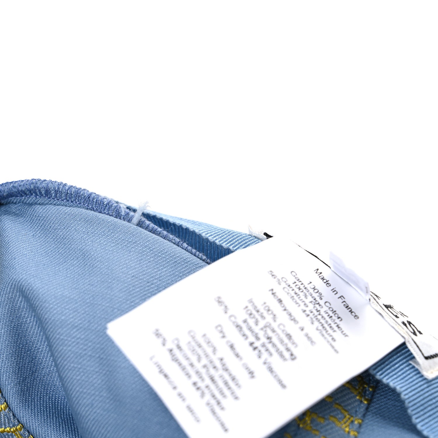 Washed Cotton Calvi Bucket Hat 57 Bleu Faience