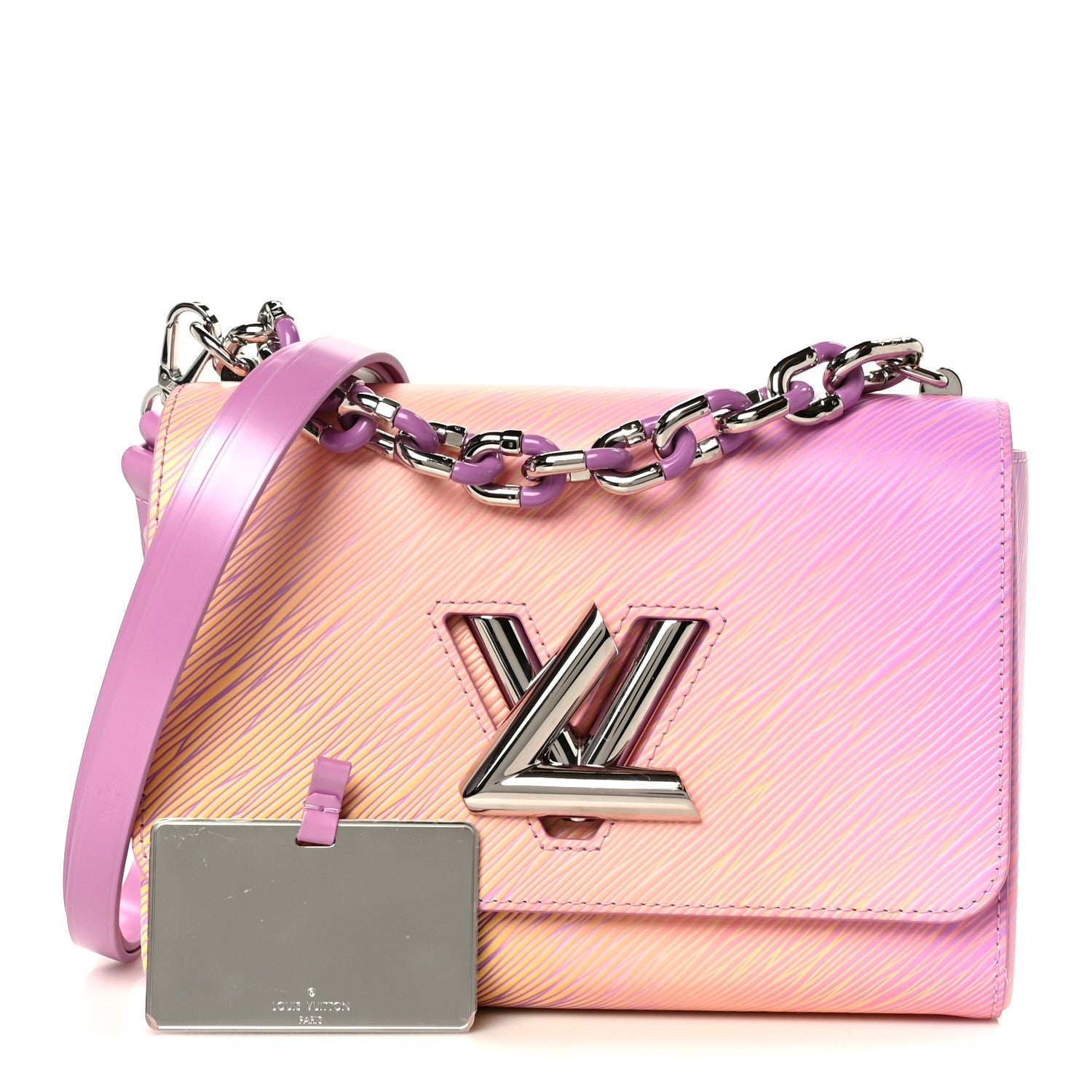 Epi Twist Shoulder Bag MM Gradient Orange