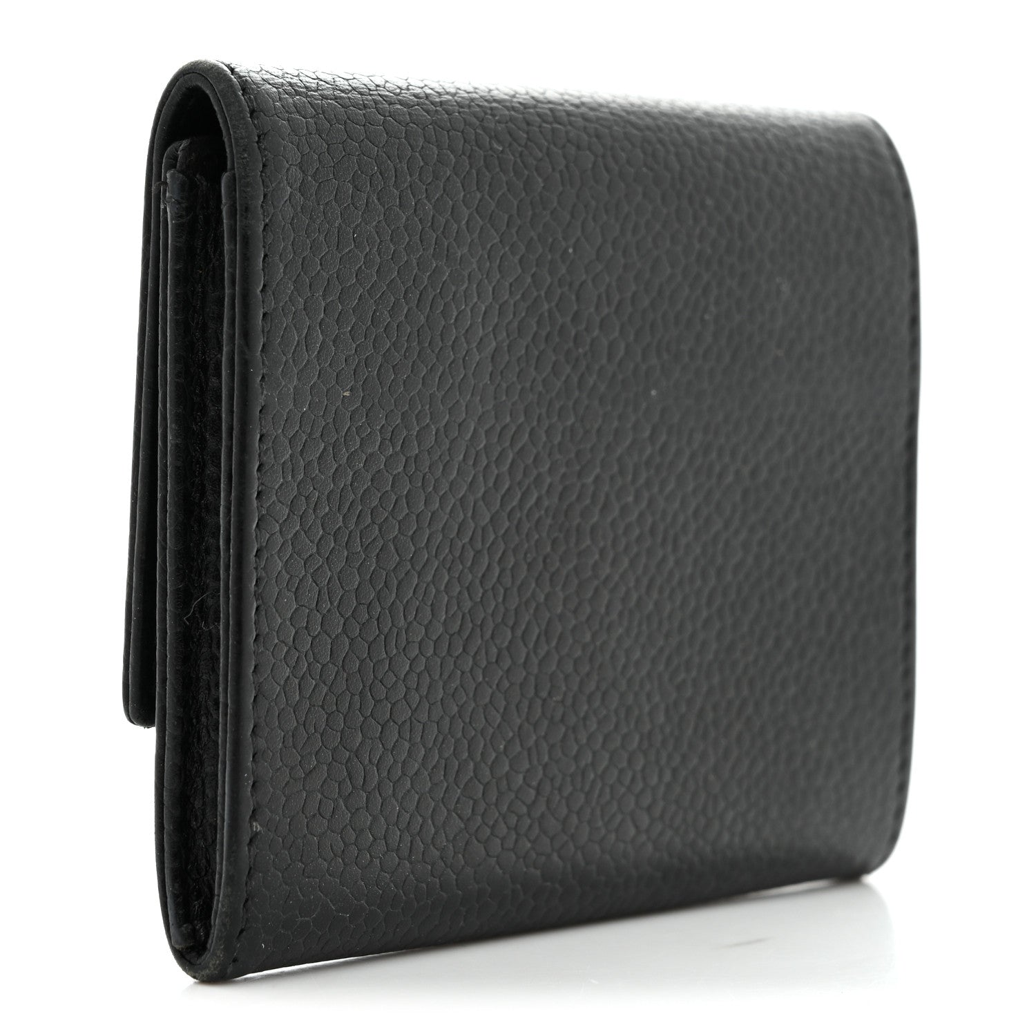 Caviar Timeless CC Flap Card Holder Black