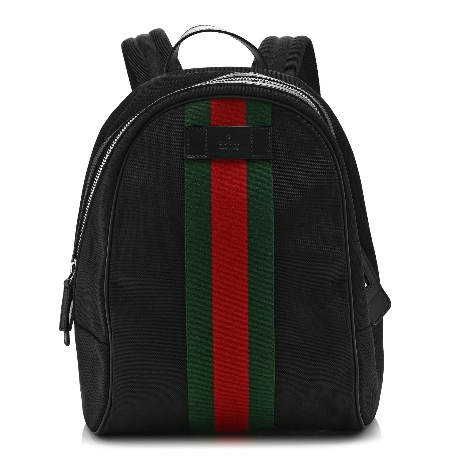 Techno Canvas Web Backpack Black