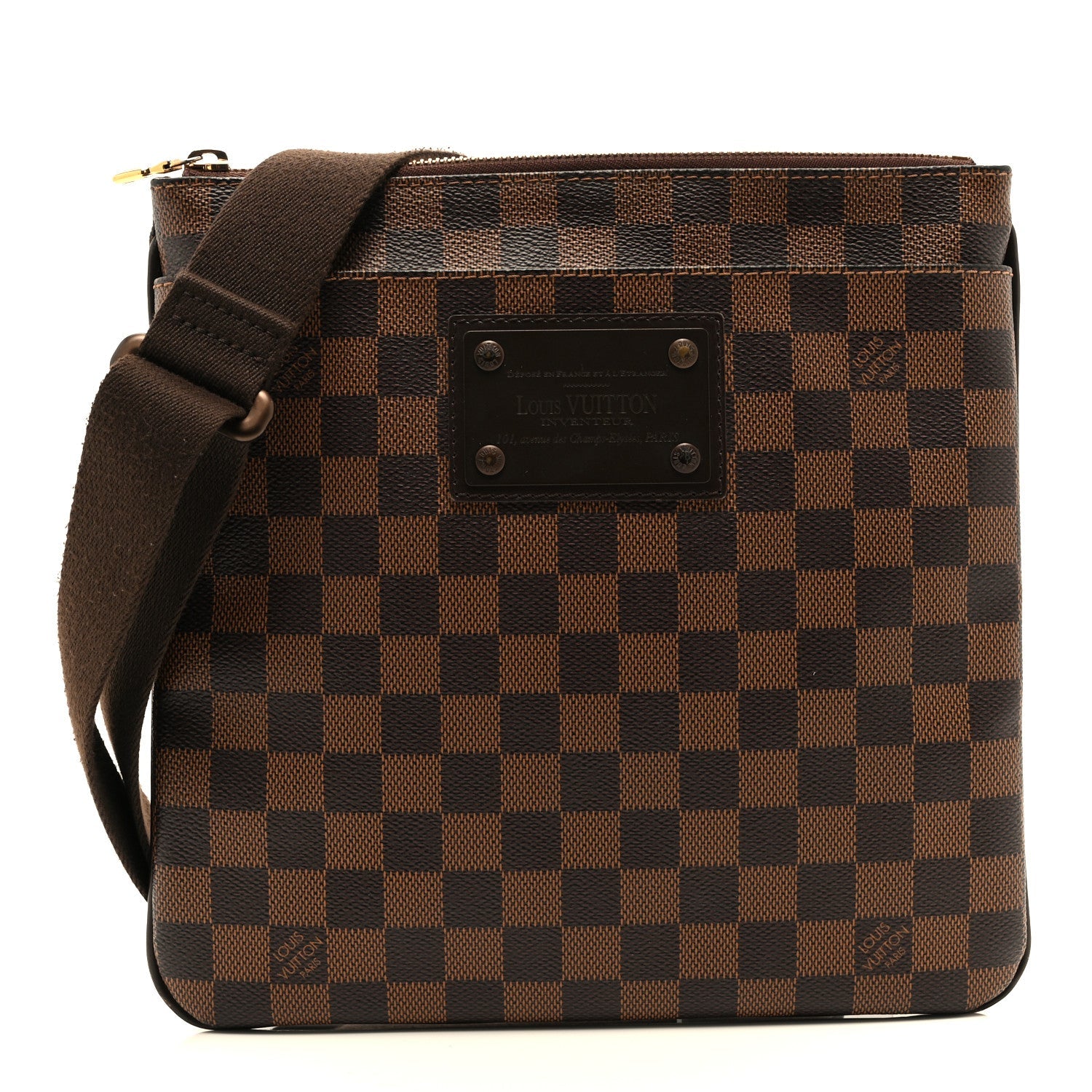 Damier Ebene Brooklyn Flat Pochette