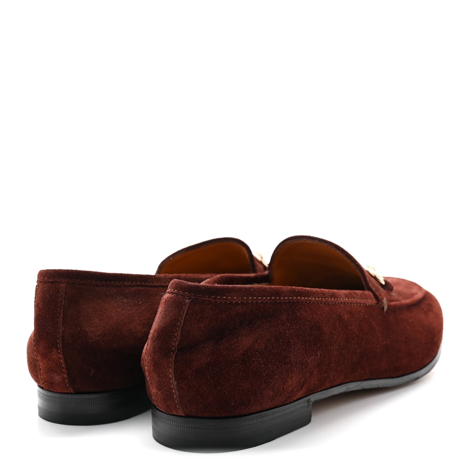 Suede Horsebit Womens Jordaan Loafers 38.5 Brown