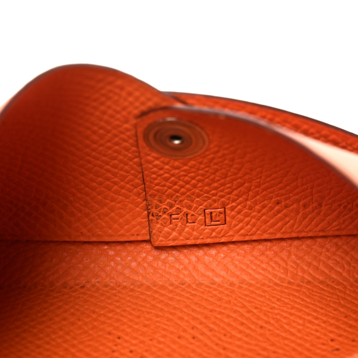 Epsom Calvi Card Case Abricot