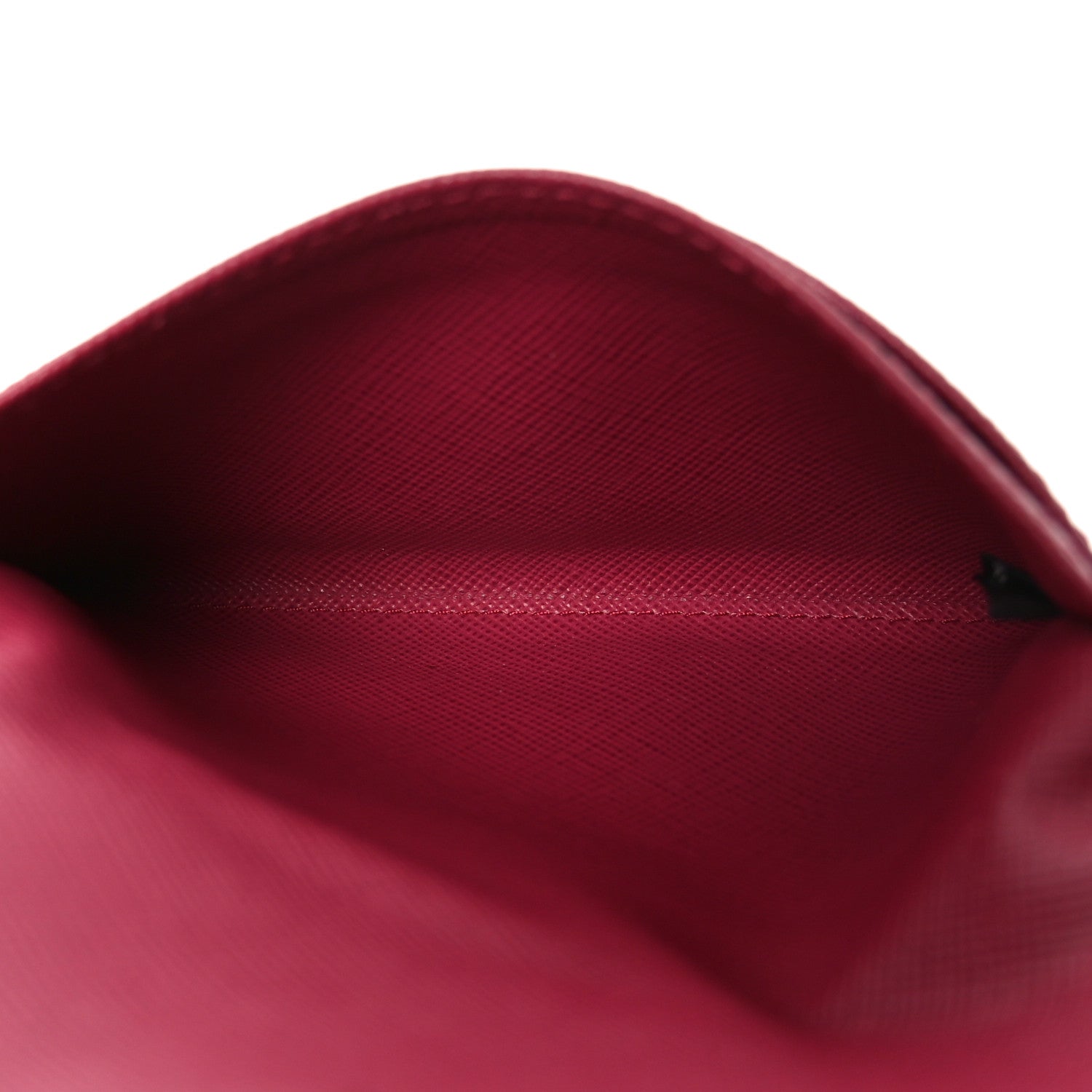 Saffiano Metal Flap Card Holder Ibisco