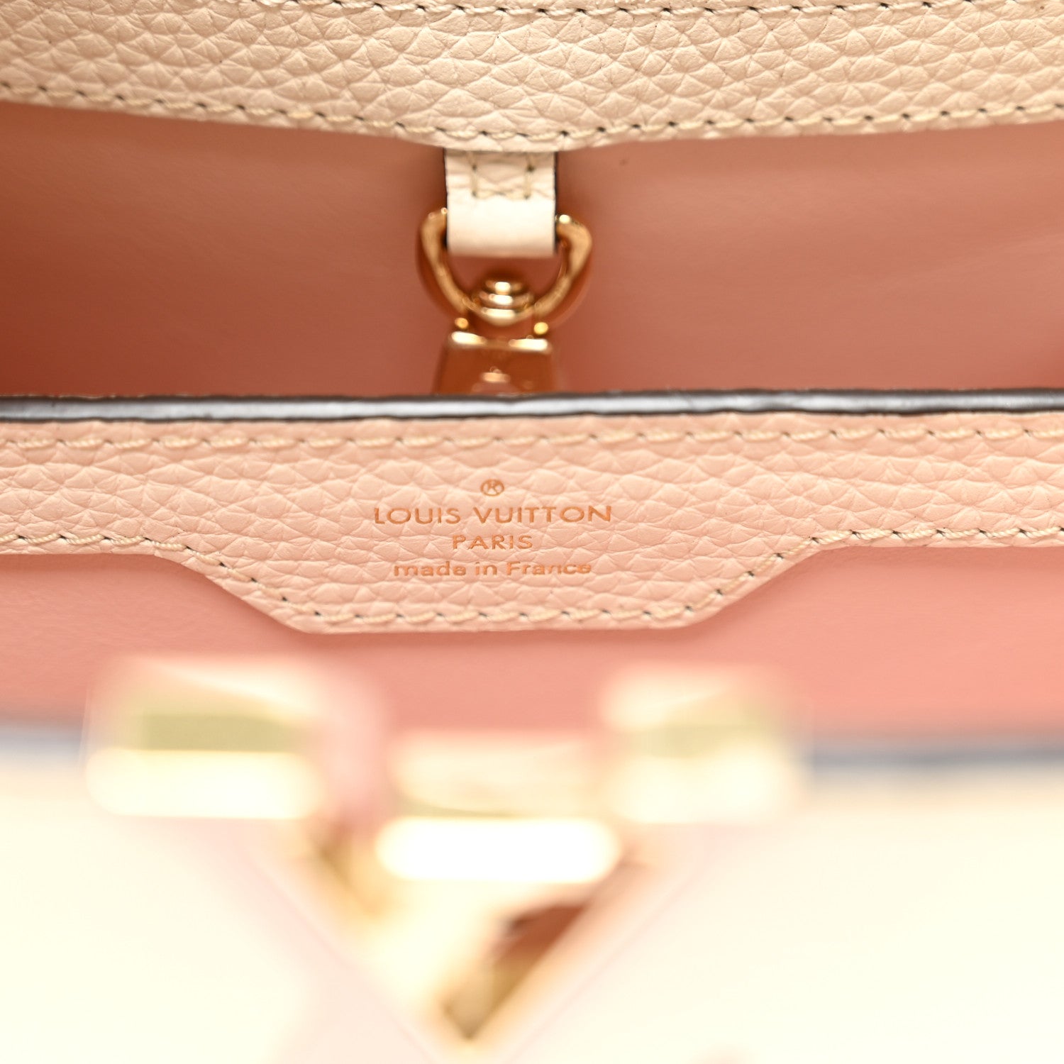 Taurillon Gradient Capucines BB Creme Rose Jade