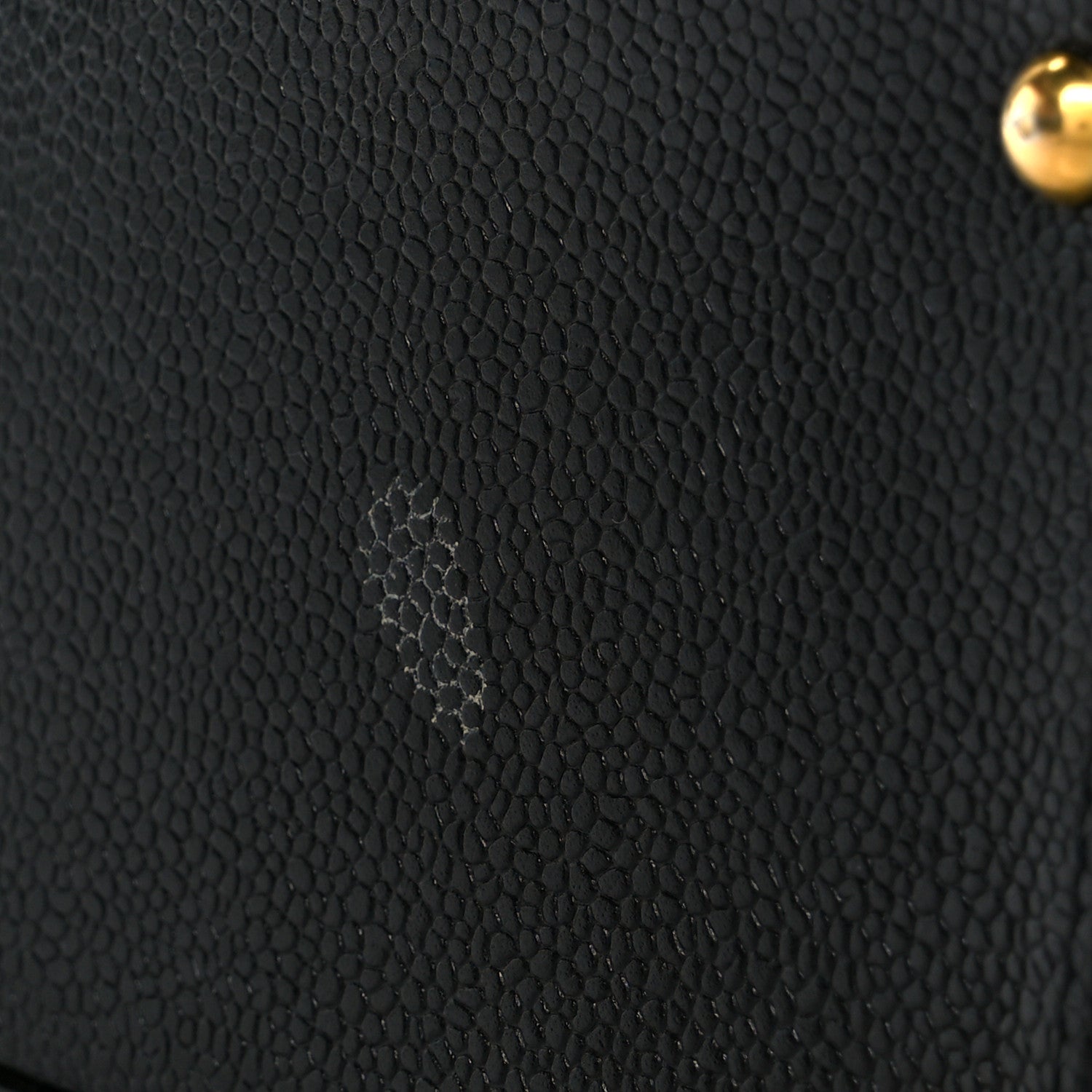 Caviar Quilted Flap Shopping Tote Black