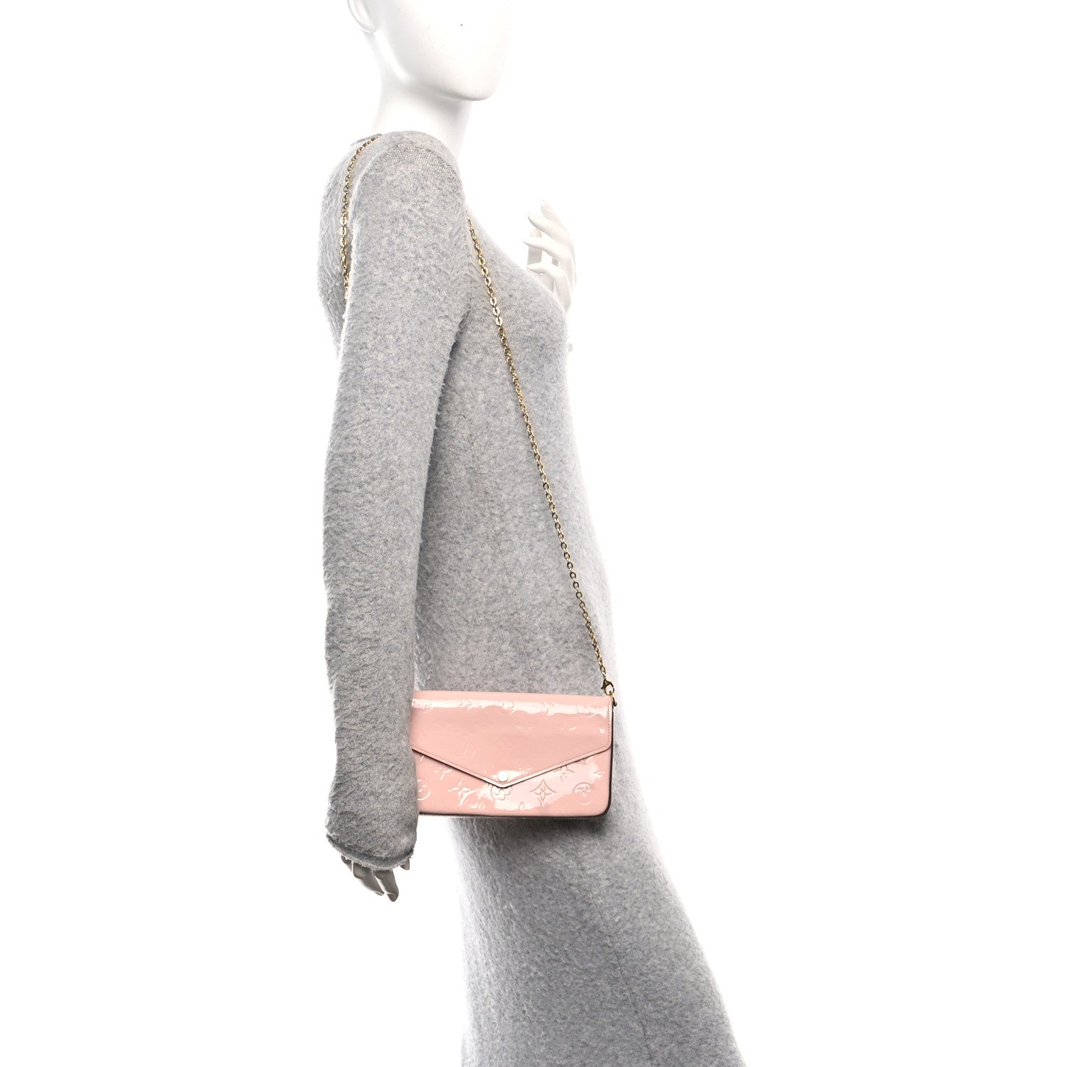 Vernis Felicie Chain Wallet Rose Ballerine