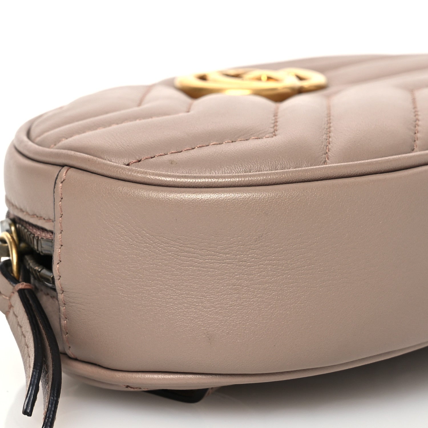 Calfskin Matelasse GG Marmont Belt Bag 85 34 Porcelain Rose