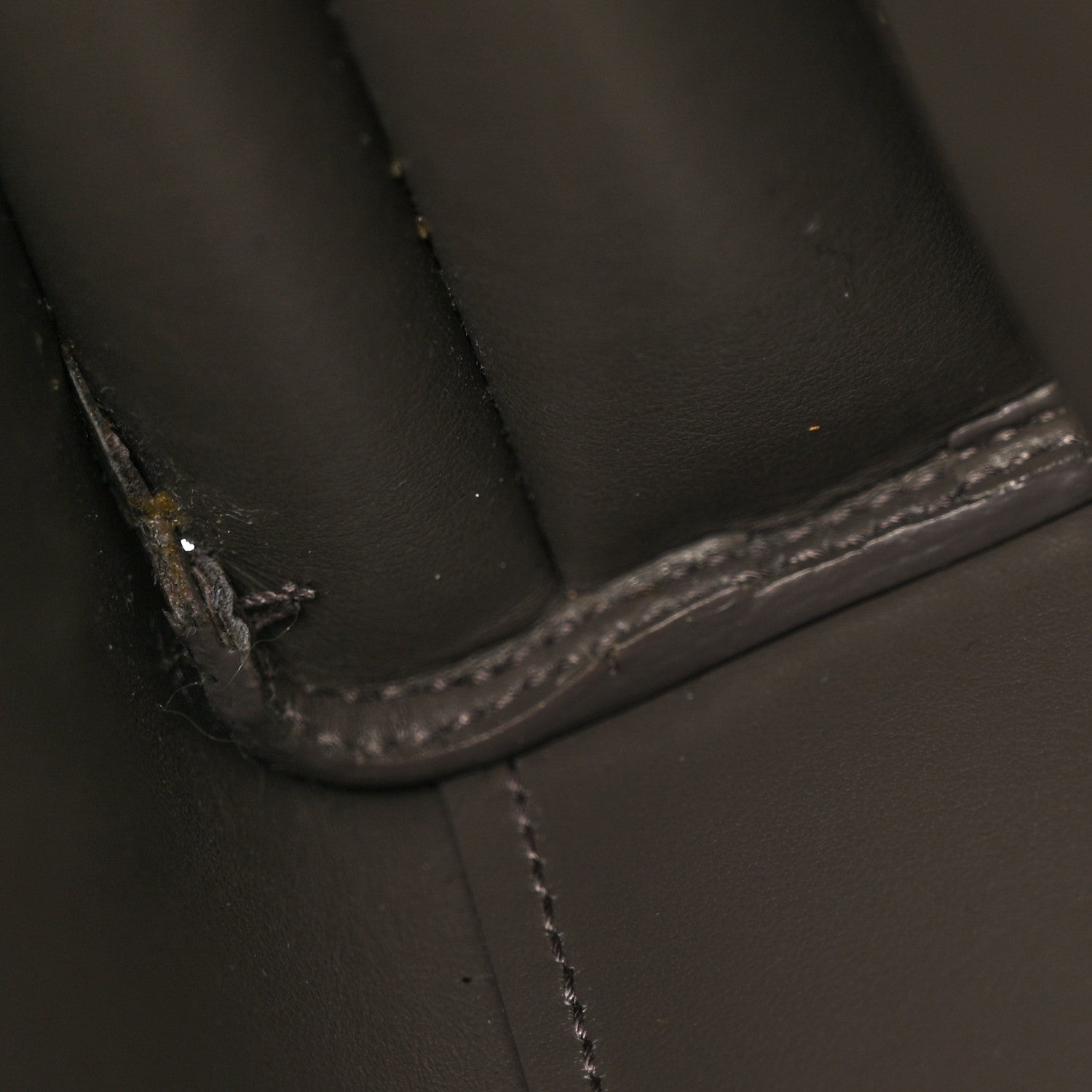 Grained Calfskin Baby Sac De Jour Fog