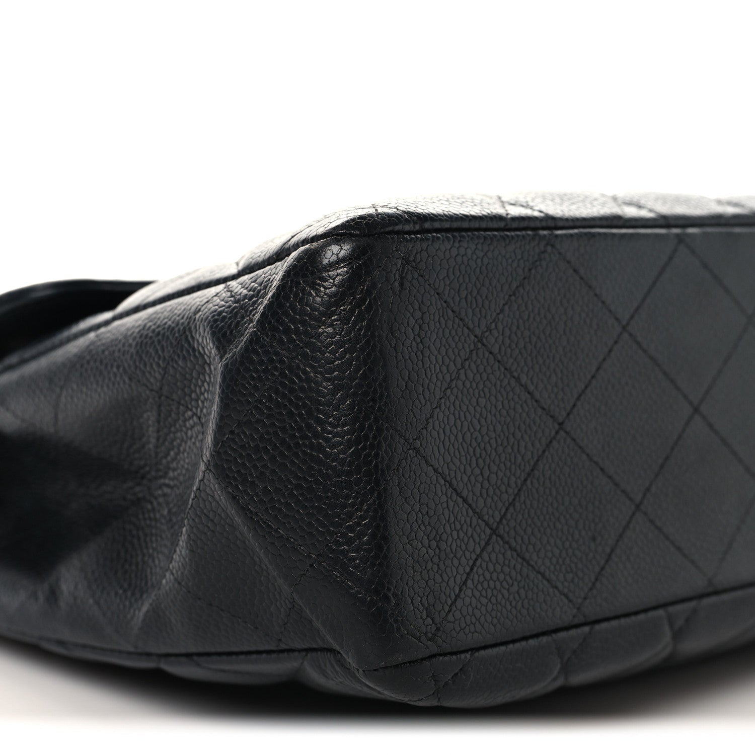Caviar Jumbo Single Flap Black