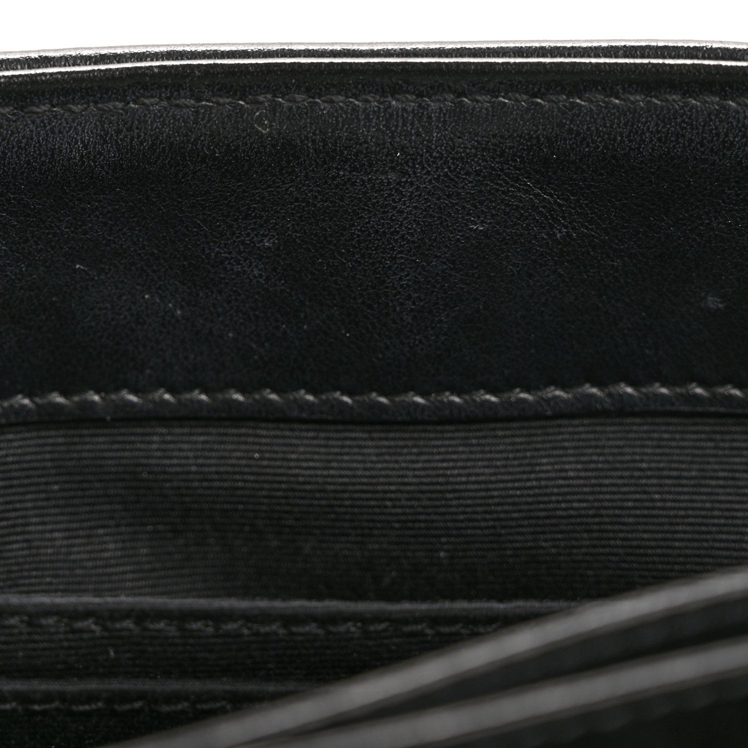 Calfskin Y Quilted Monogram Toy Loulou Crossbody Bag Black