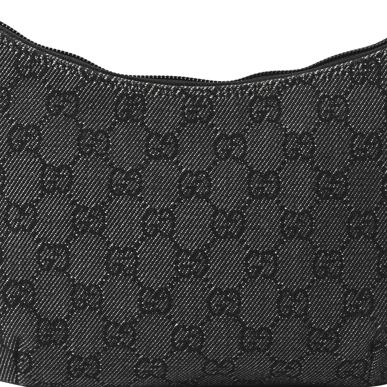 Denim Monogram Pochette Black