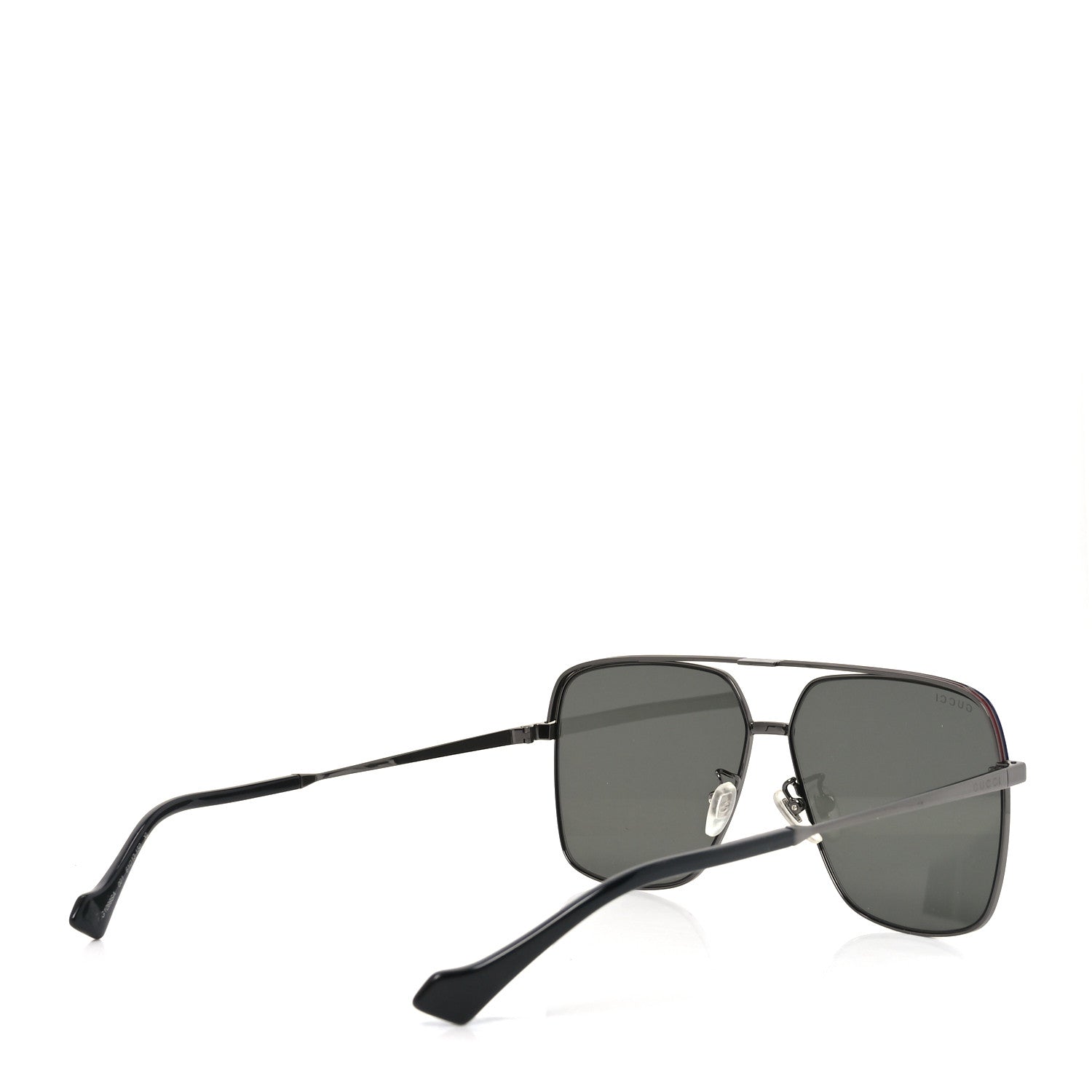 Metal Web Square Aviator Sunglasses GG1099SA Black