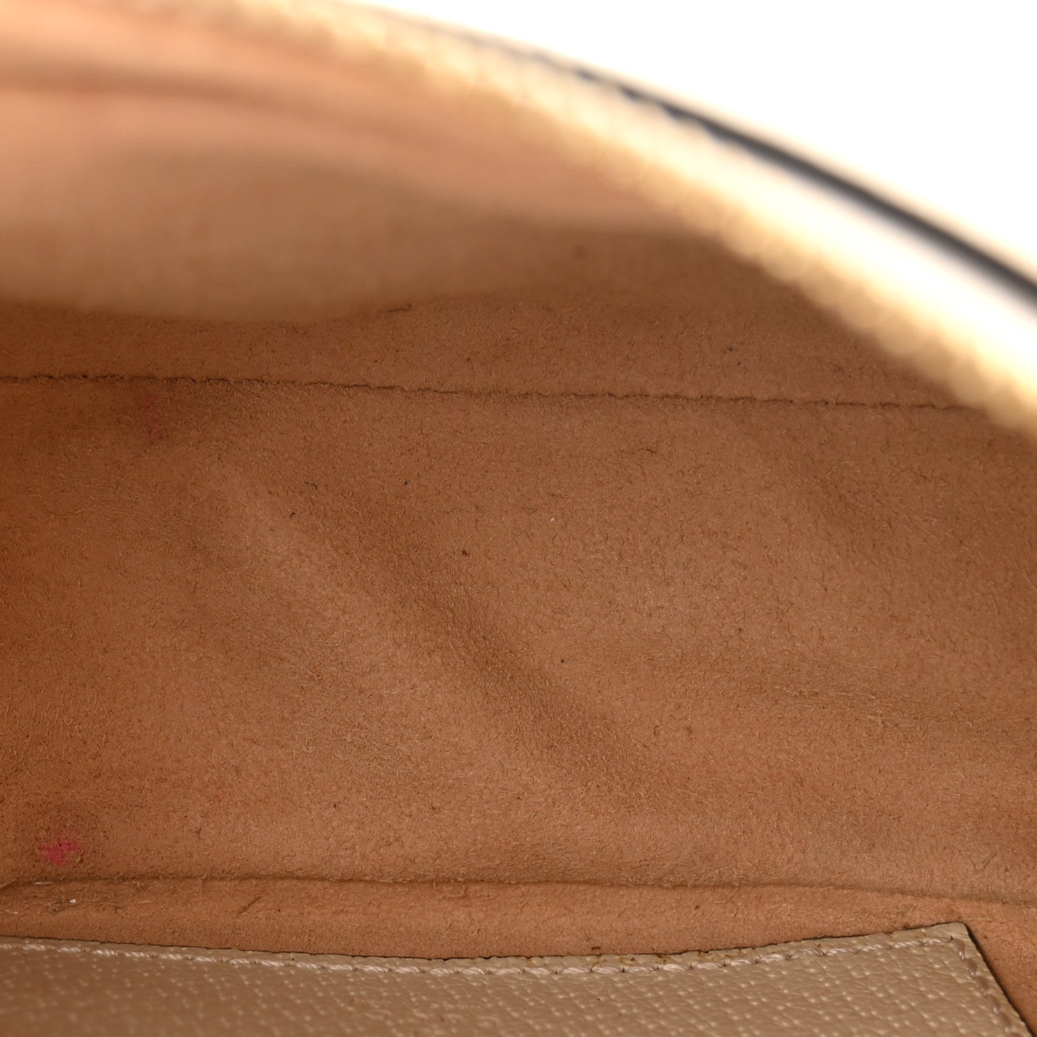 GG Supreme Monogram Textured Dollar Calfskin Web Mini Ophidia Half Moon Hobo Beige Ebony Mystic White