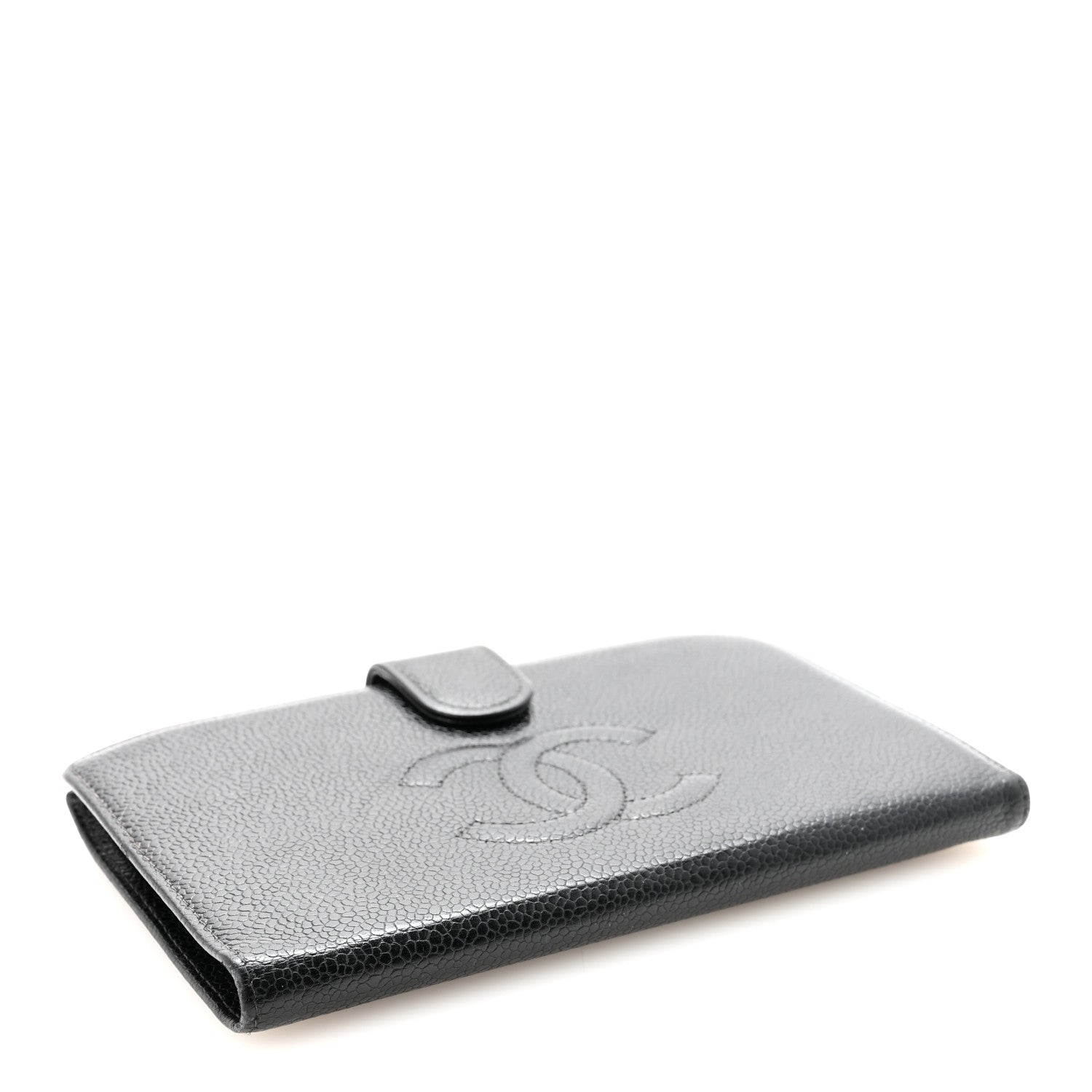 Caviar Timeless CC French Wallet Black