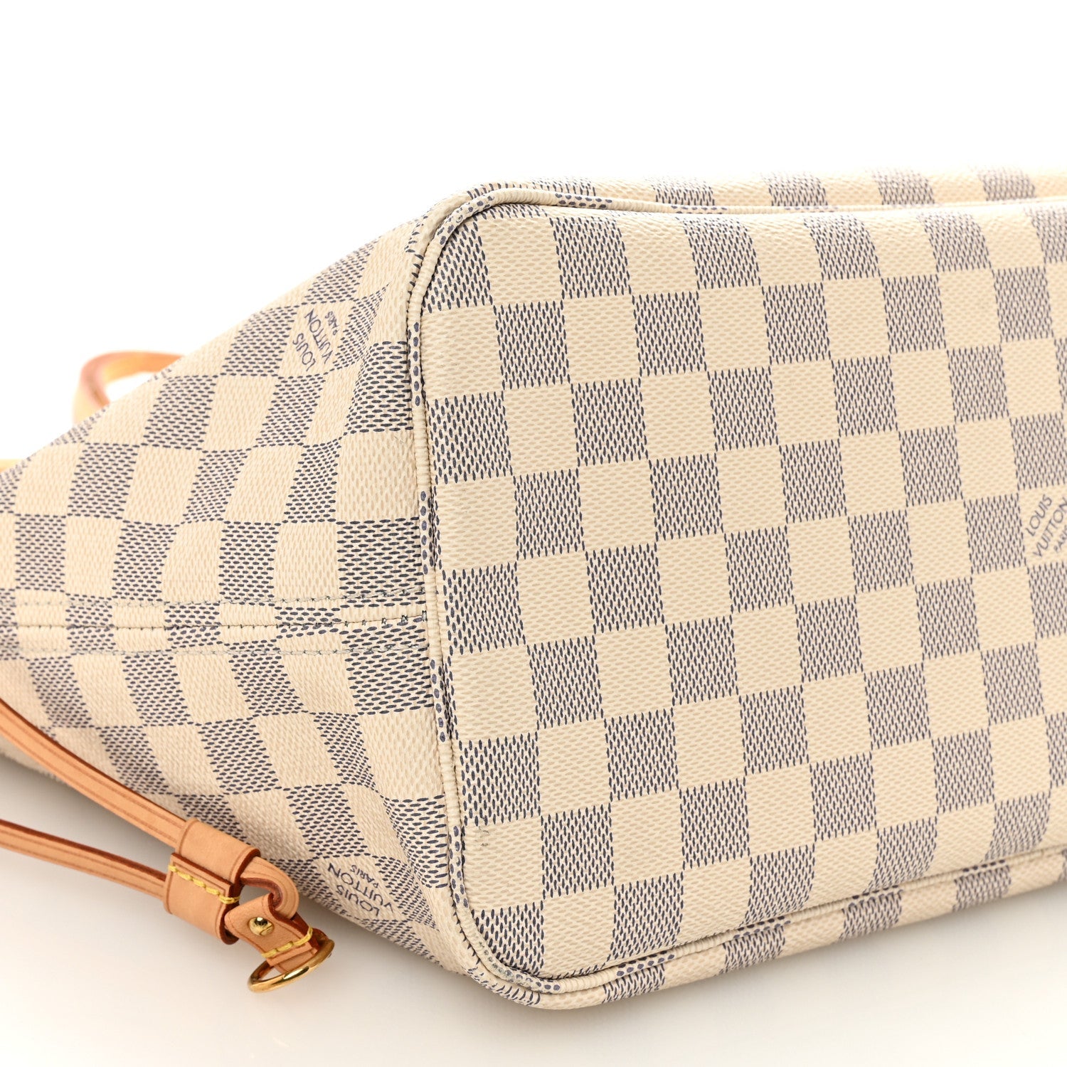 Damier Azur Neo Neverfull MM Rose Ballerine