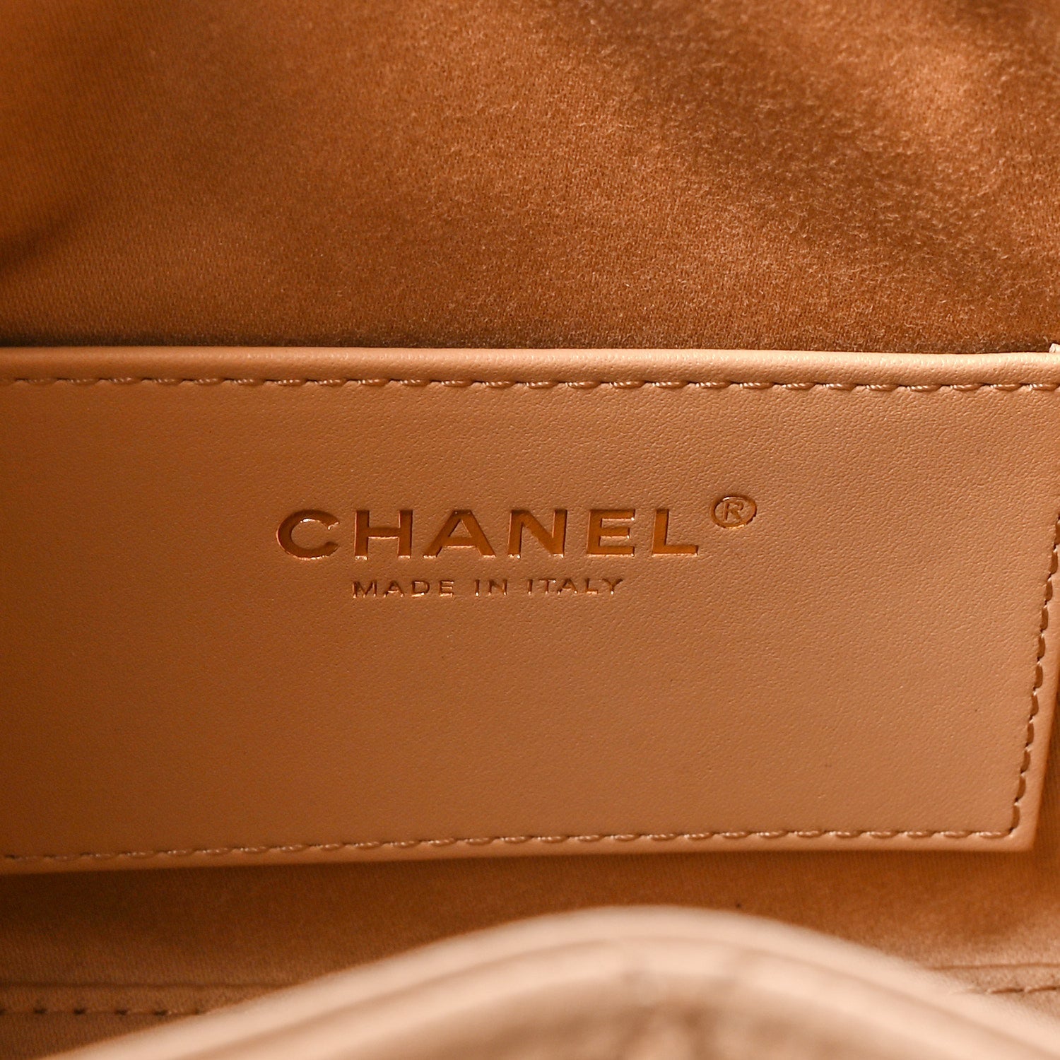 Caviar Quilted Mini Chanel 25 Handbag Beige