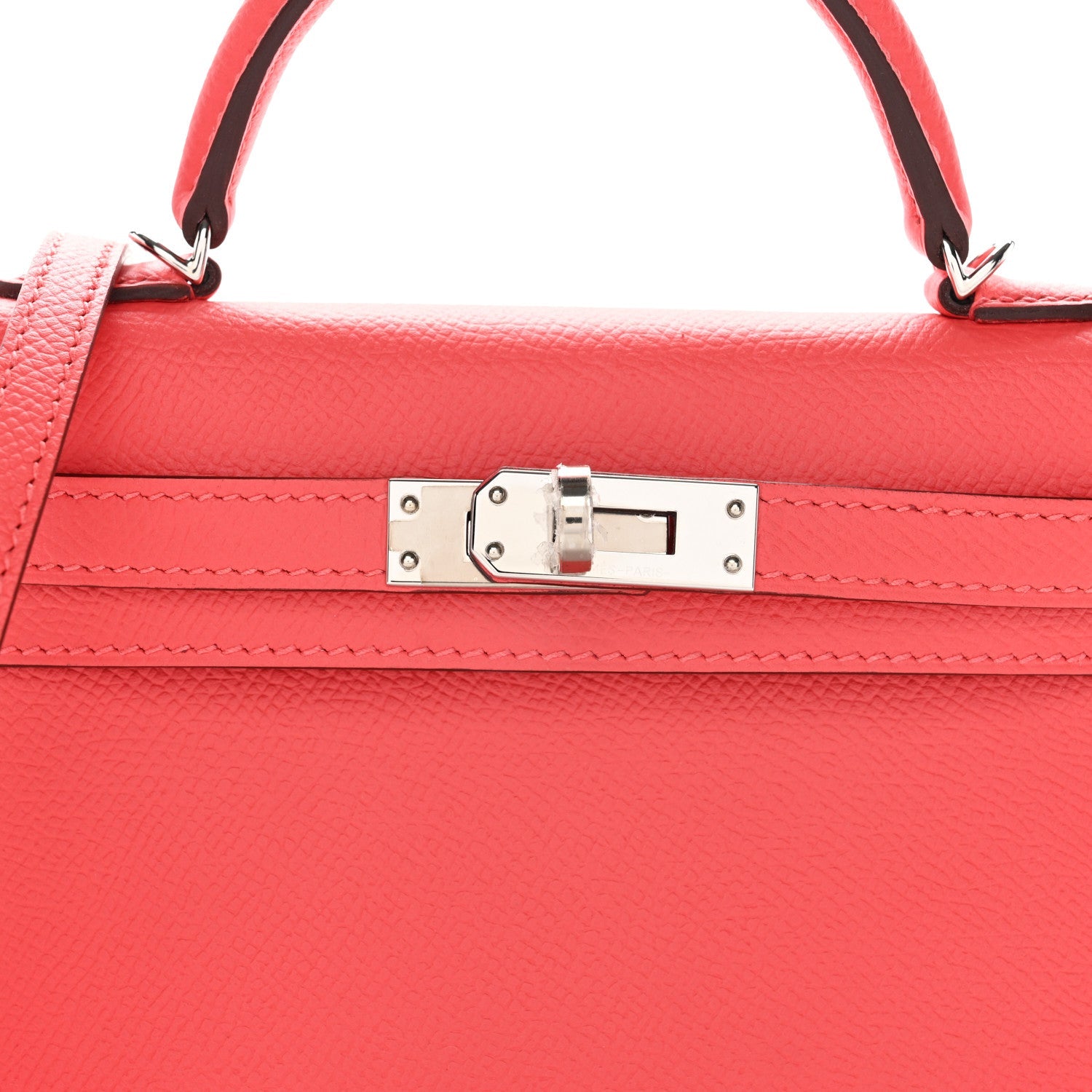 Epsom Verso Mini Kelly Sellier 20 Rose Jaipur Rouge Vif