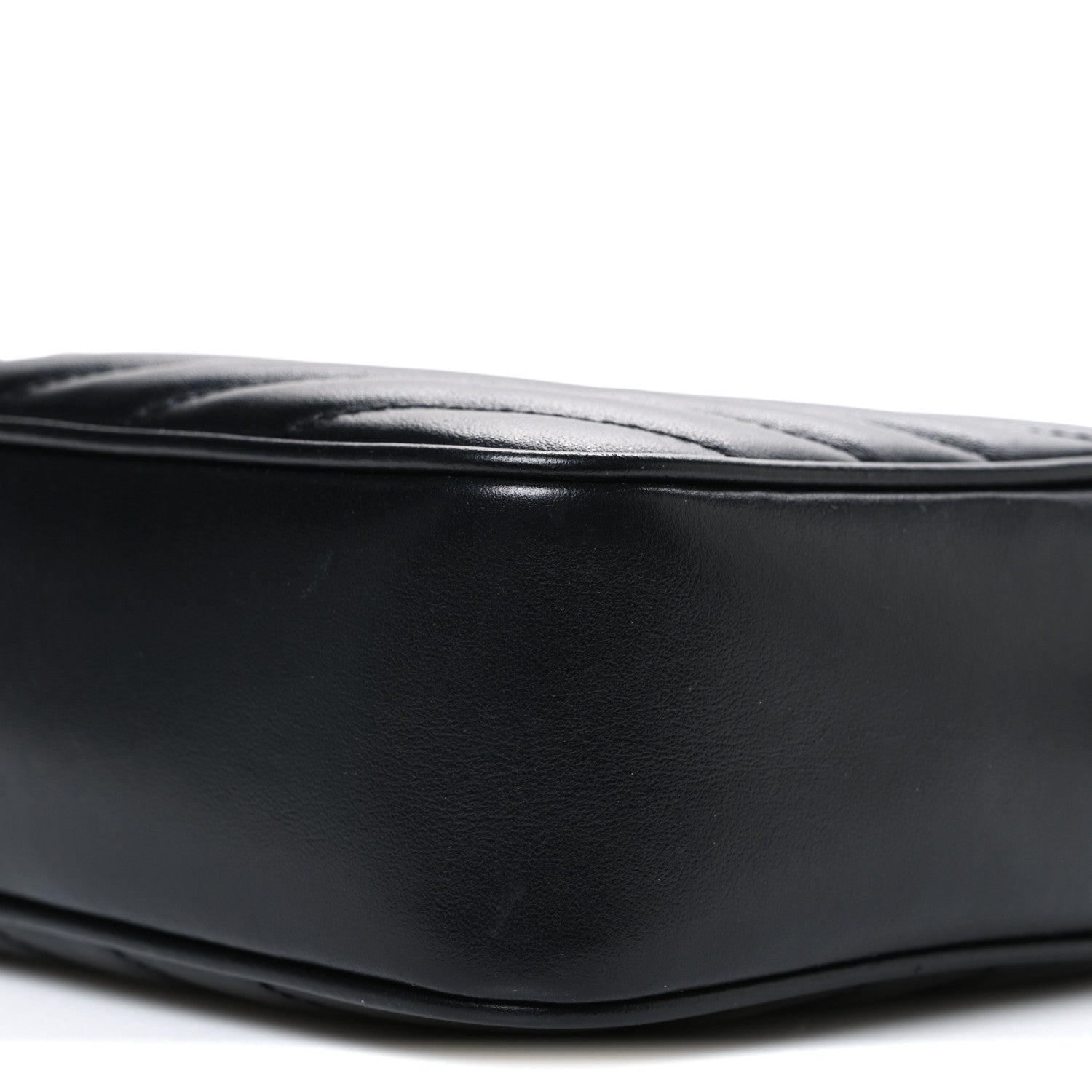 Calfskin Matelasse Monogram Lou Camera Bag Black