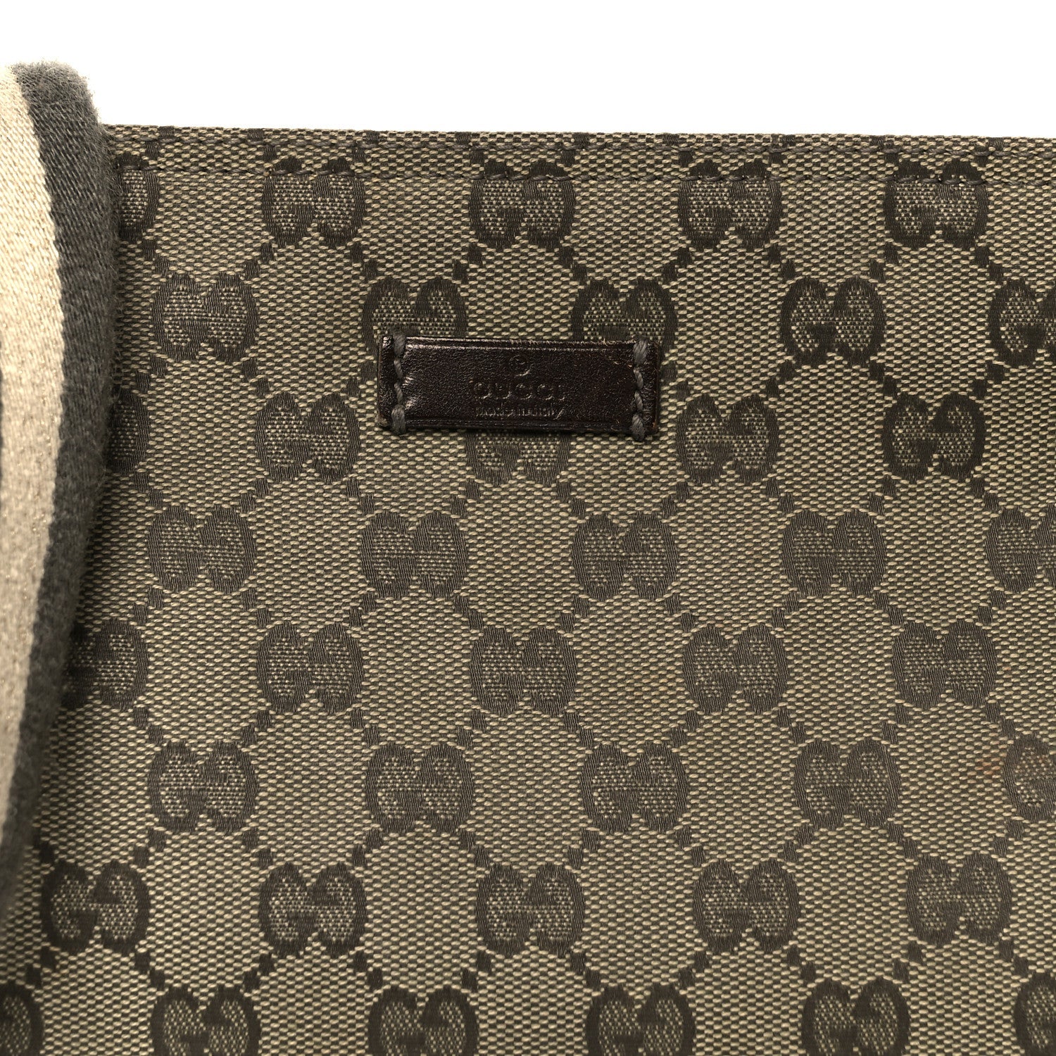 Monogram Web Small Flat Messenger Crossbody Green