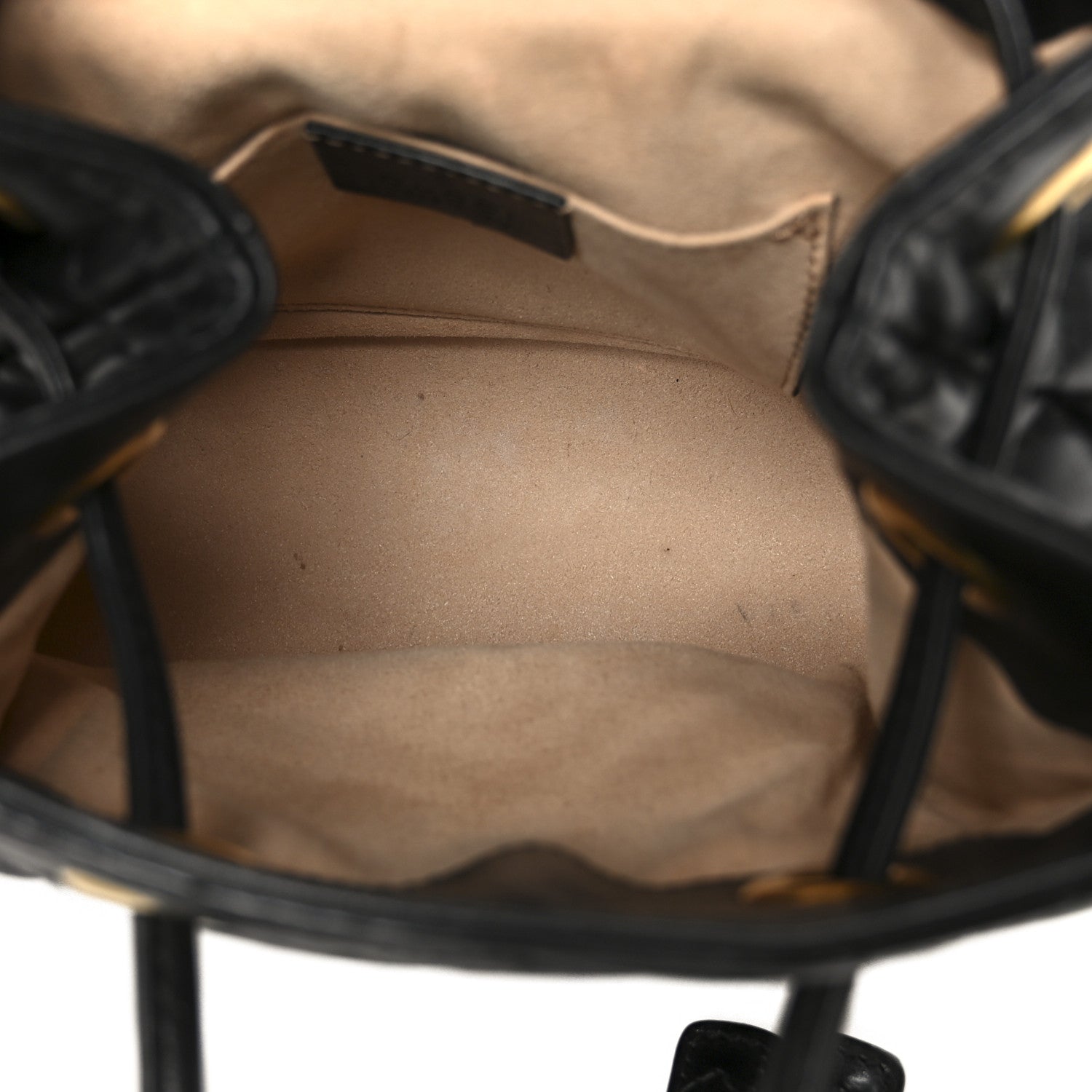 Calfskin Matelasse GG Marmont Flap Backpack Black
