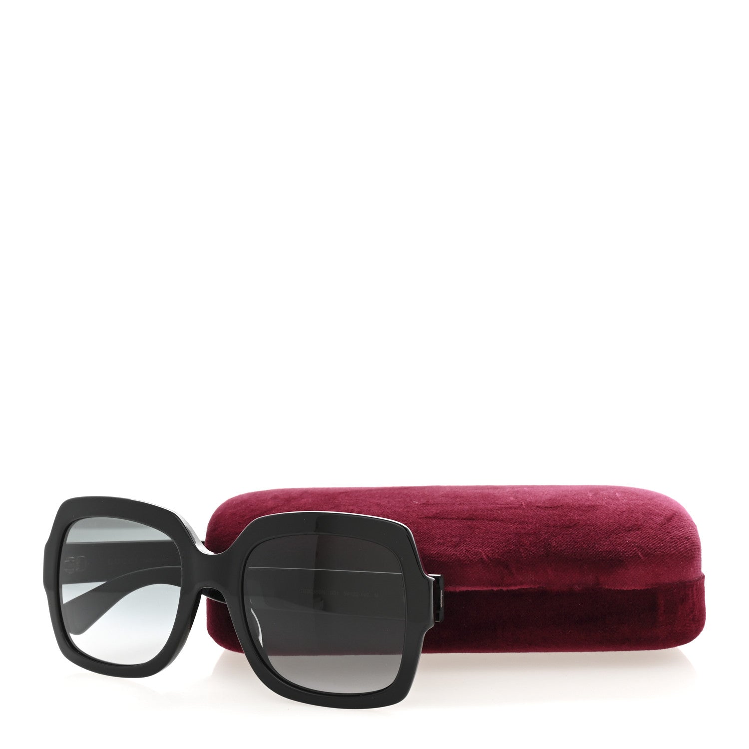 Acetate Square Frame Sunglasses GG0036S Black