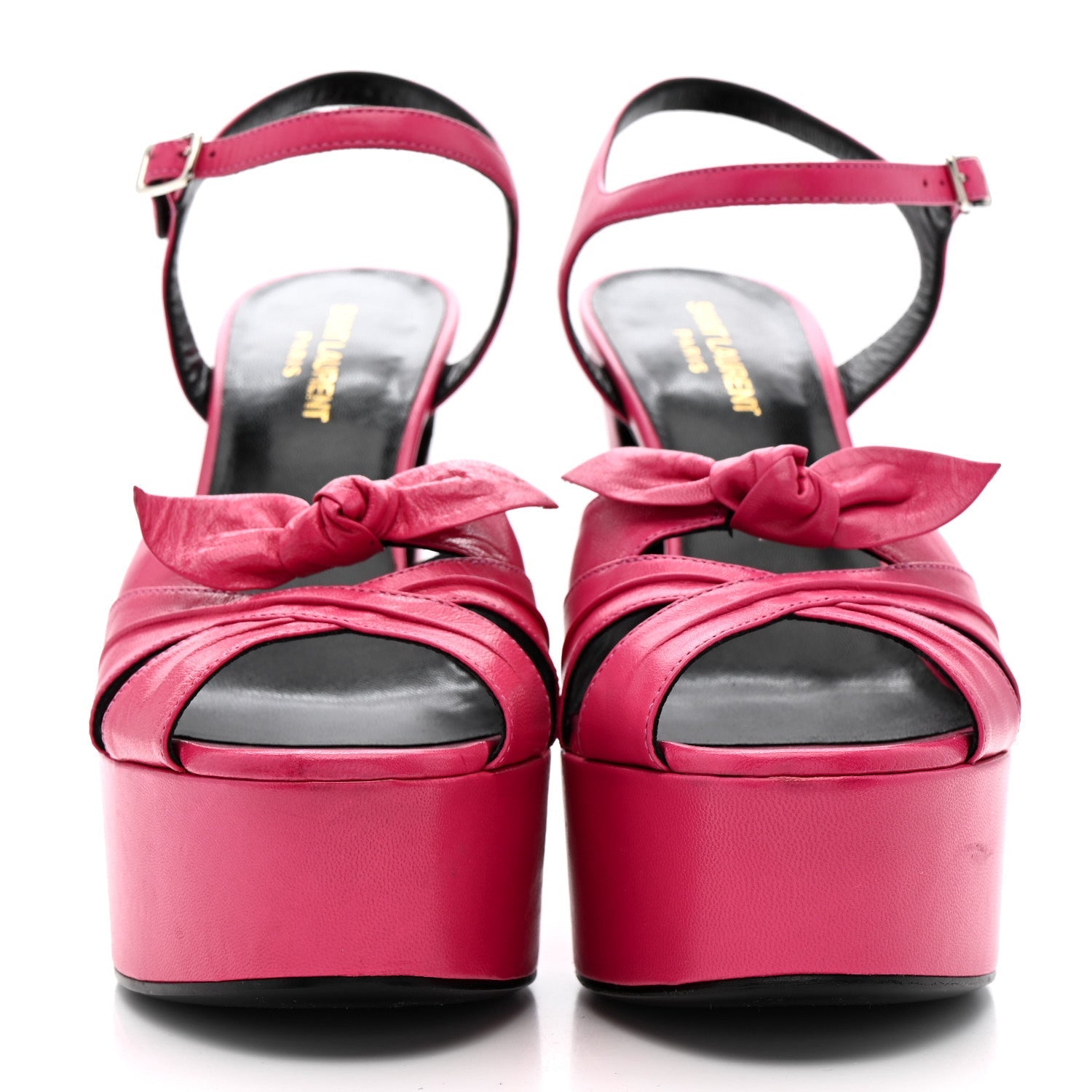 Goatskin Candy 80 Platform Sandals 39.5 Bubblegum