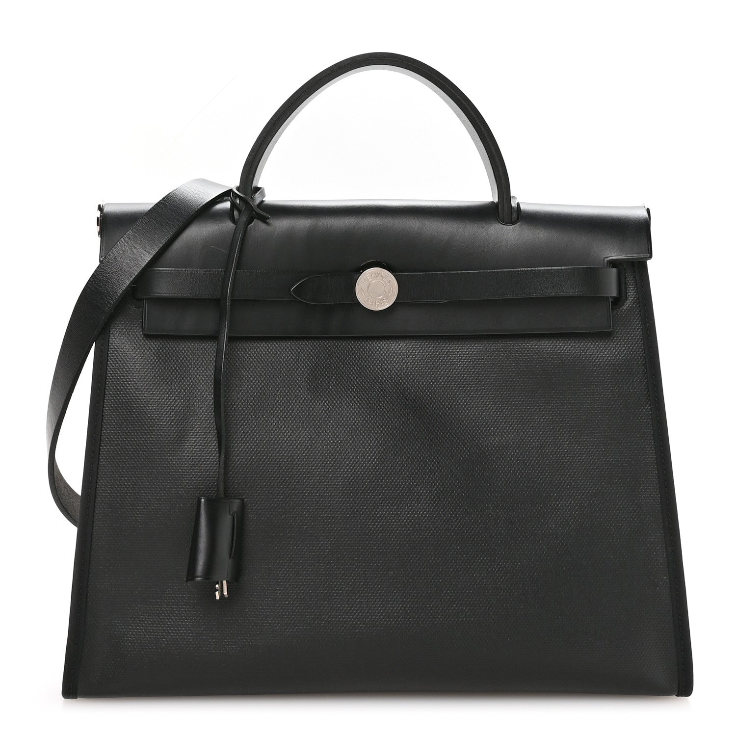 Toile H Berline Vache Hunter Herbag Zip PM 31 Black Ecru