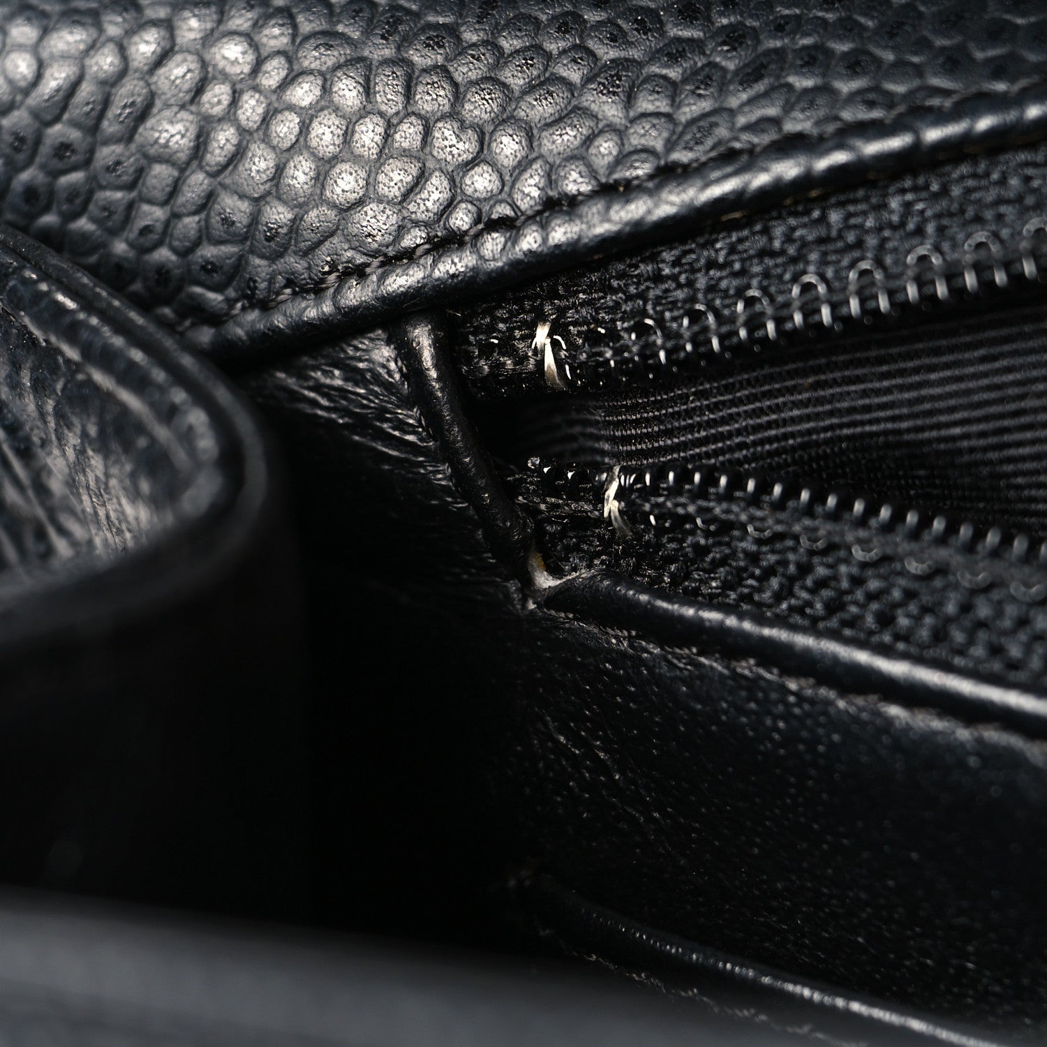 Caviar Quilted Jumbo Single Flap Black