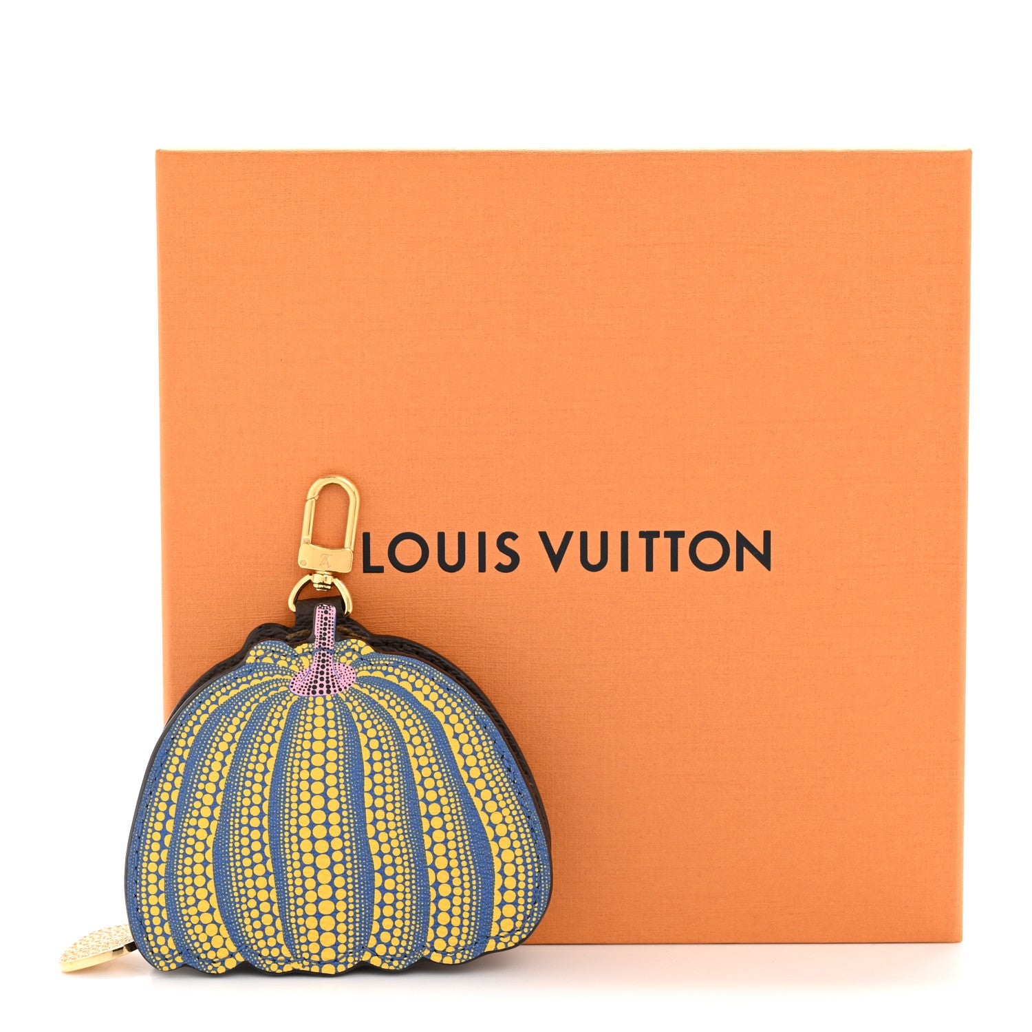 LV X YK Monogram Pumpkin Coin Purse