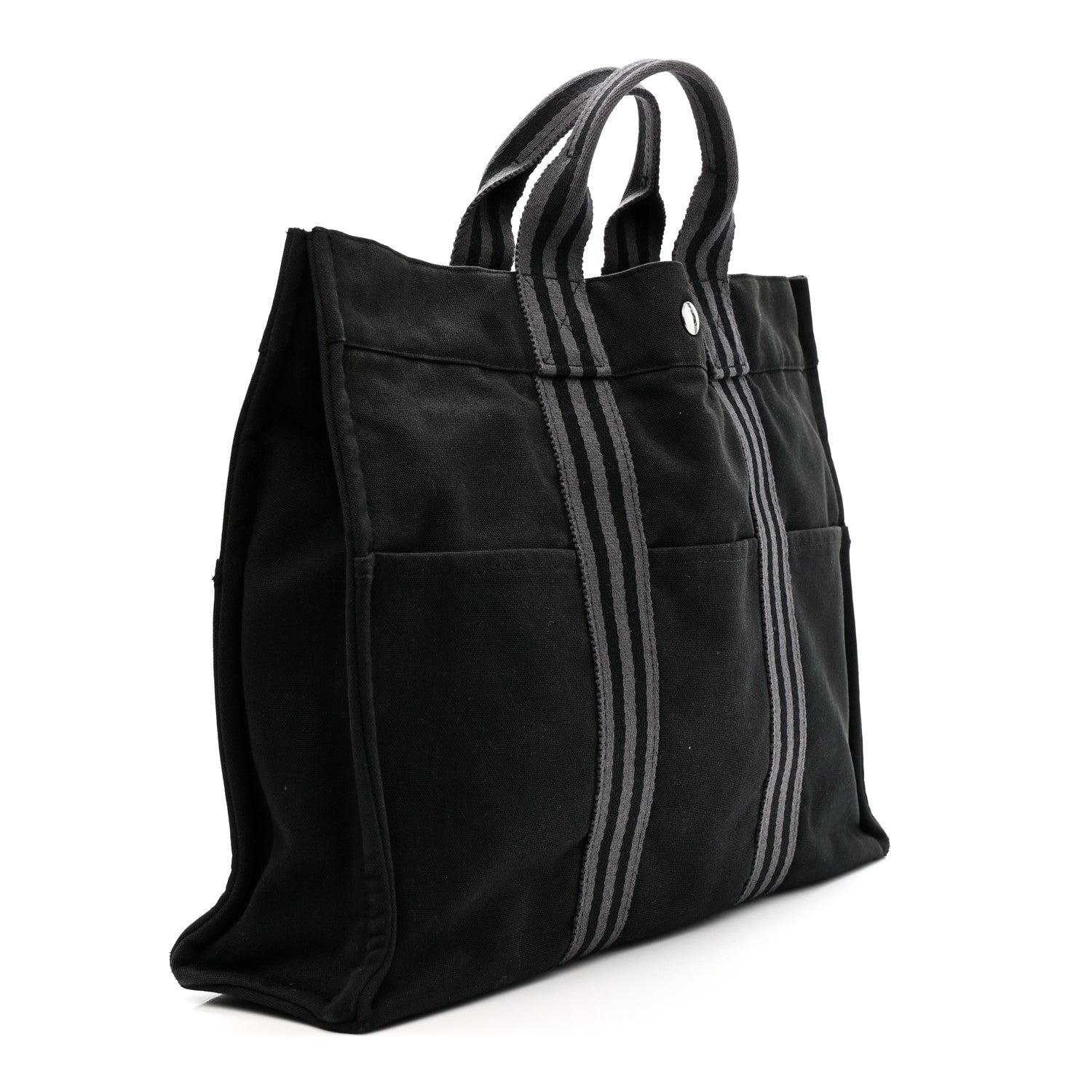 Canvas Herline MM Tote Black
