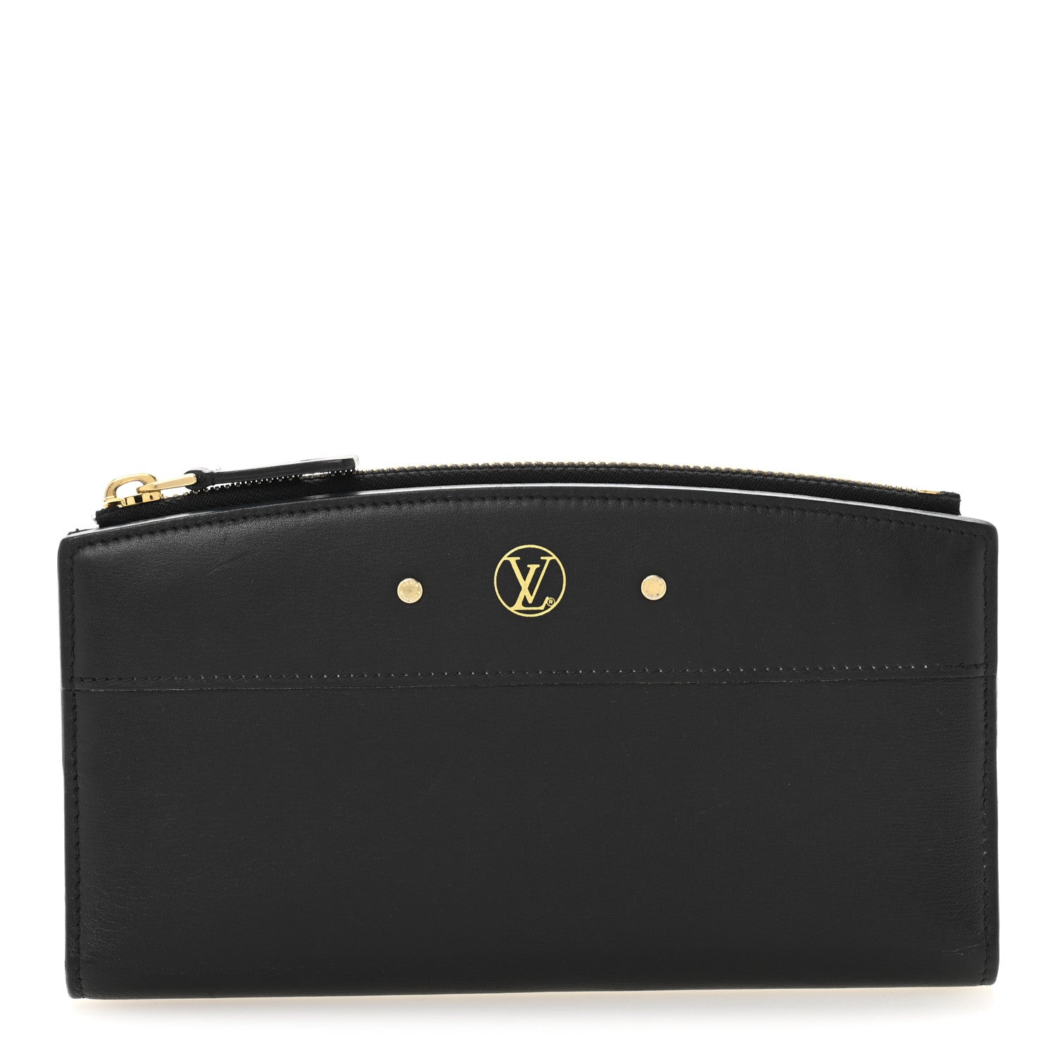 Calfskin City Steamer Wallet Black