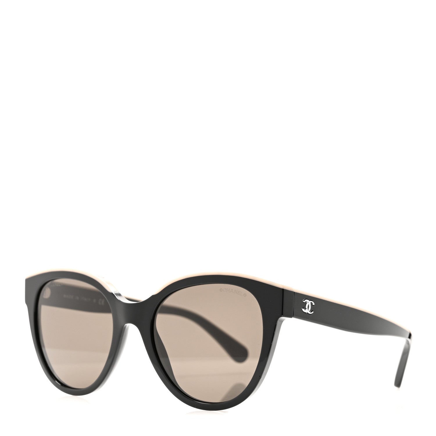 Acetate CC Butterfly Sunglasses 5414 Black Beige