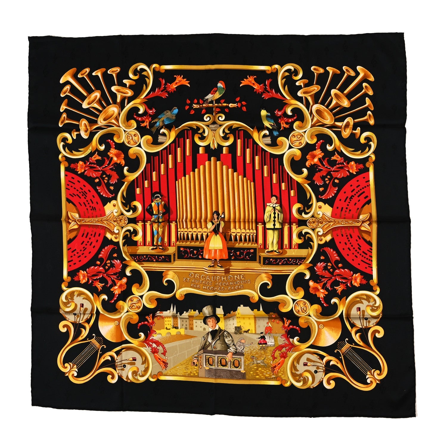 Silk Orgauphone Et Autres Mecaniques Scarf 90