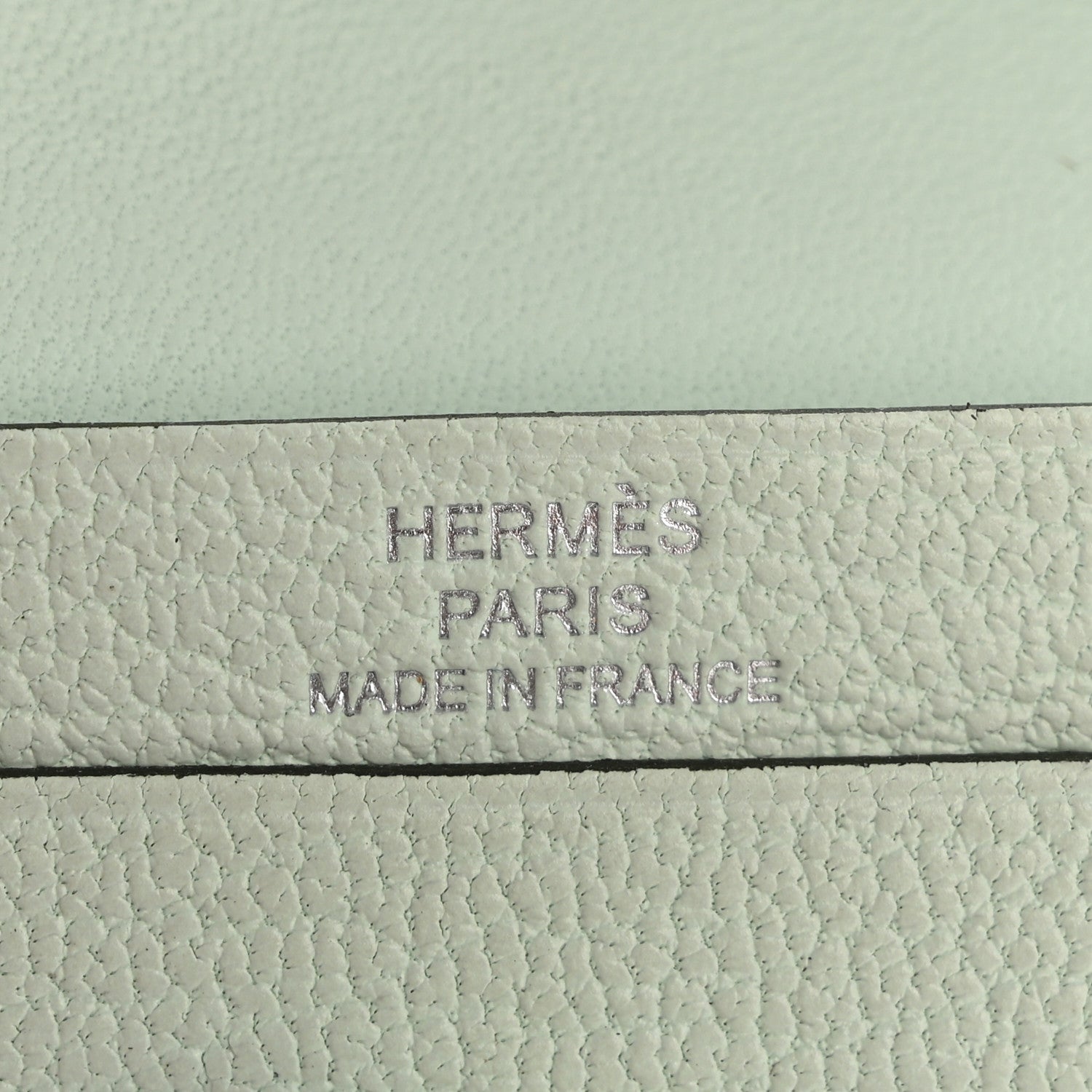 Chevre Mysore Bearn Card Holder Wallet Vert Peppermint