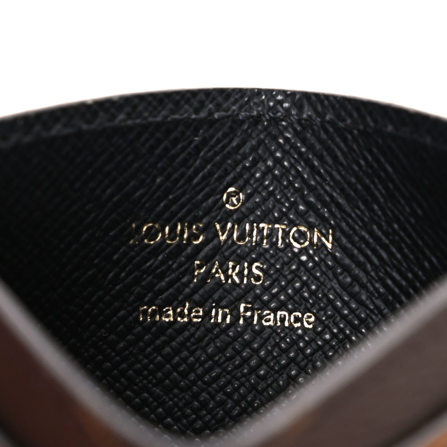 Reverse Monogram Card Holder