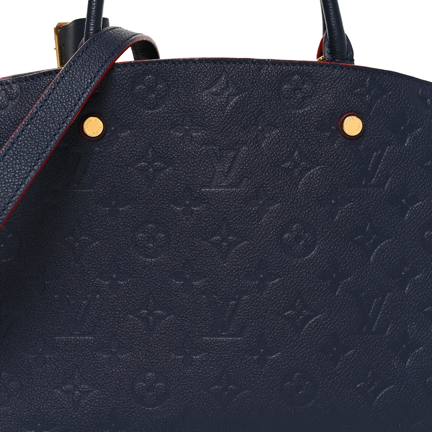 Empreinte Montaigne MM Marine Rouge