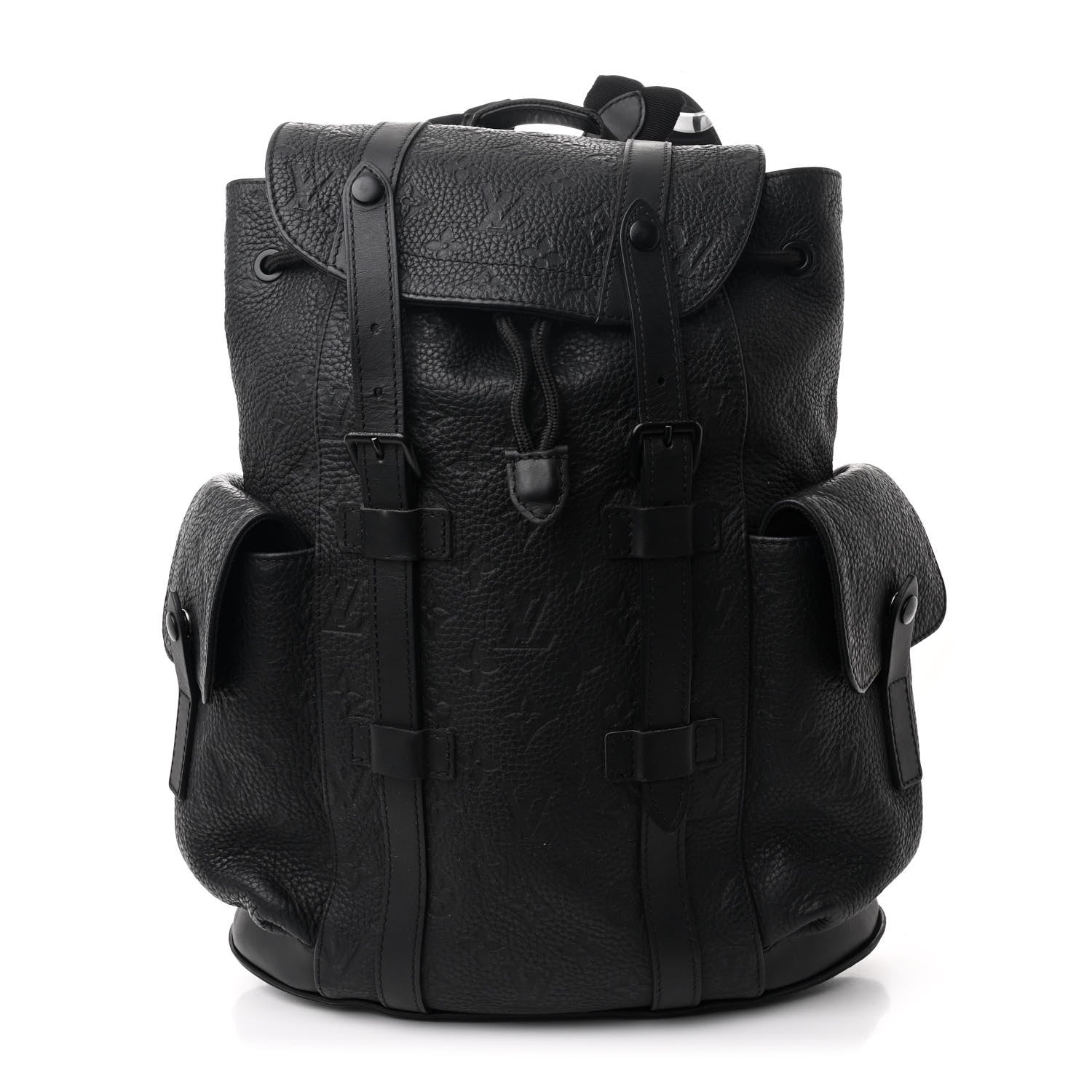 Taurillon Monogram Christopher PM Backpack Black