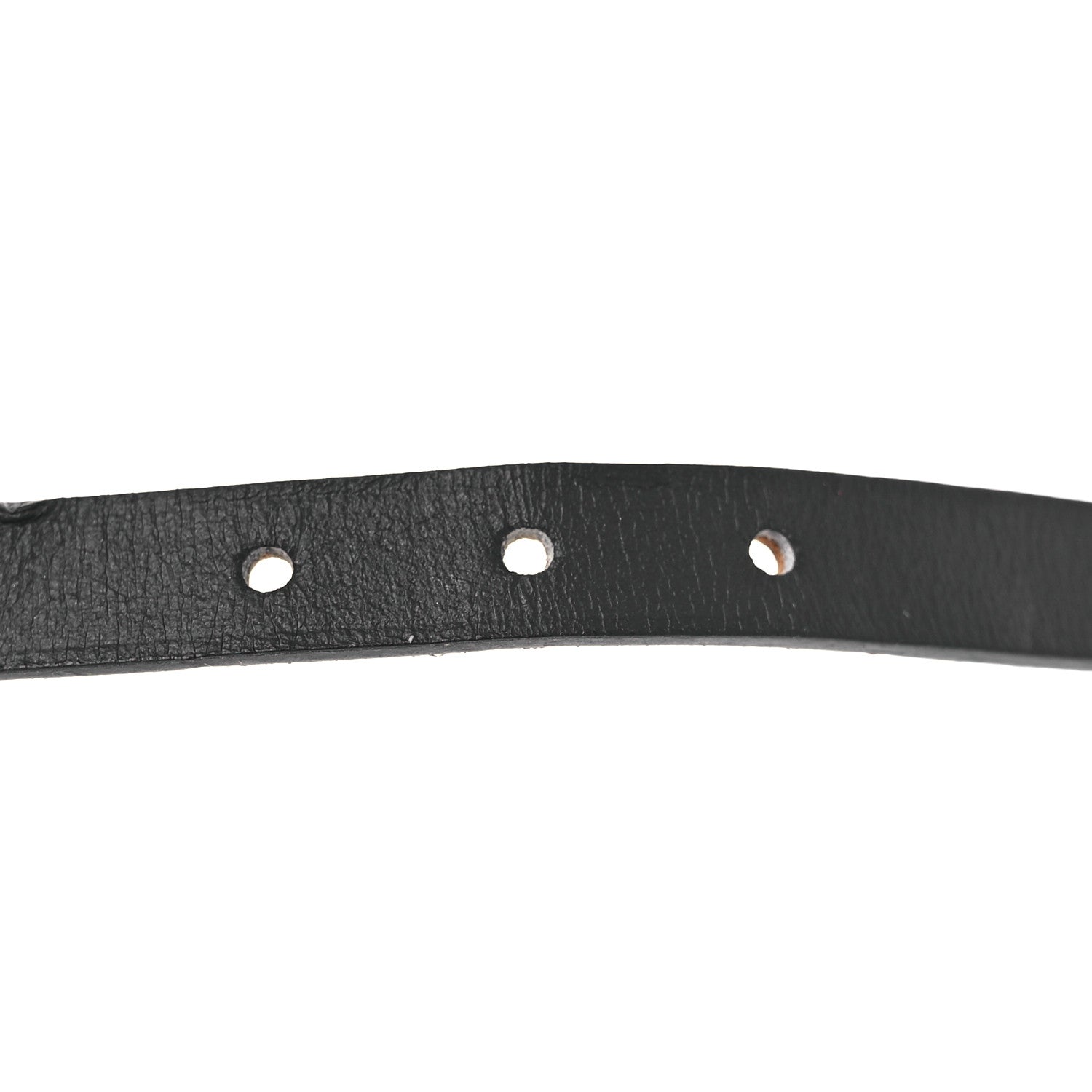 Swift Tadelakt Behapi Double Tour Reversible Bracelet T2 Black Fauve