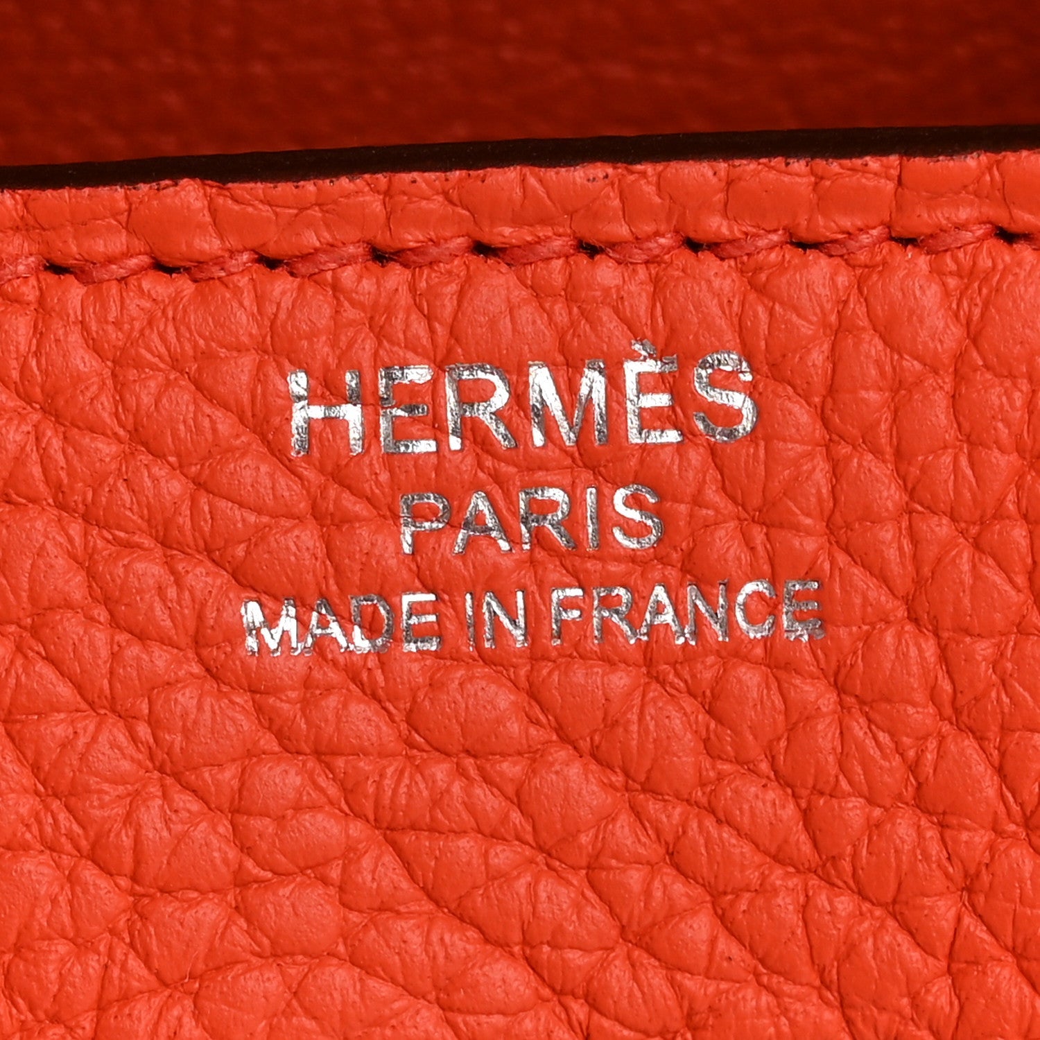 Togo Birkin 25 Orange Poppy