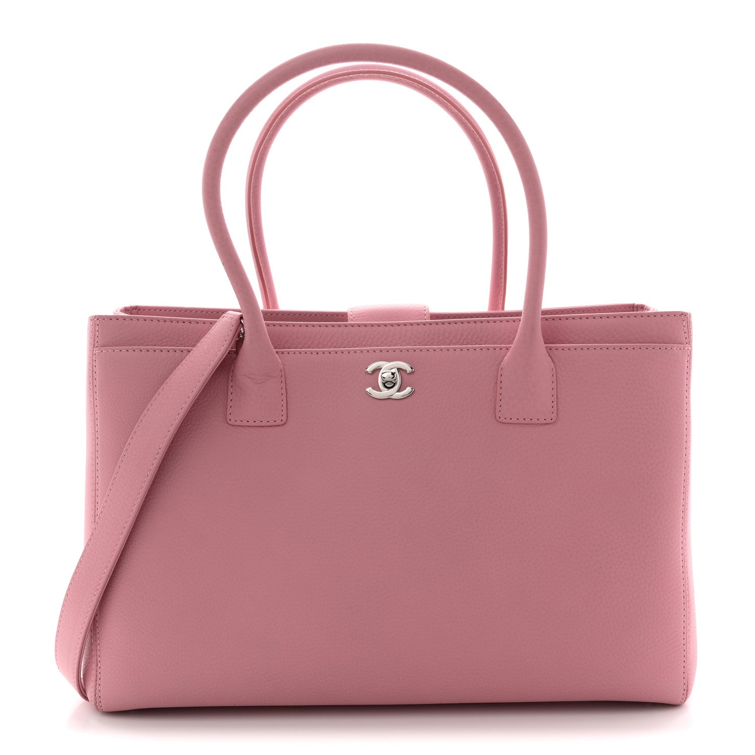 Calfskin Cerf Executive Shopper Pink